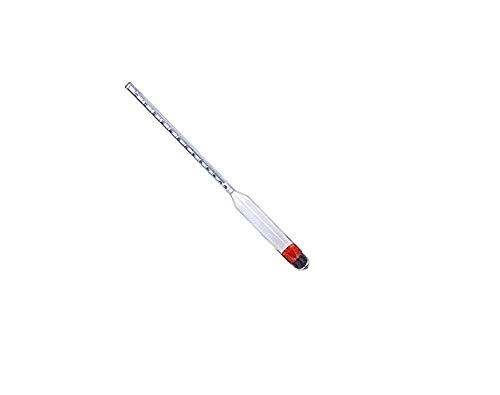 SSU Hydrometer for Measuring Light Liquid Density (700-1000 Range) - Perfect for Home Brewing, Wine Making & Laboratory Use