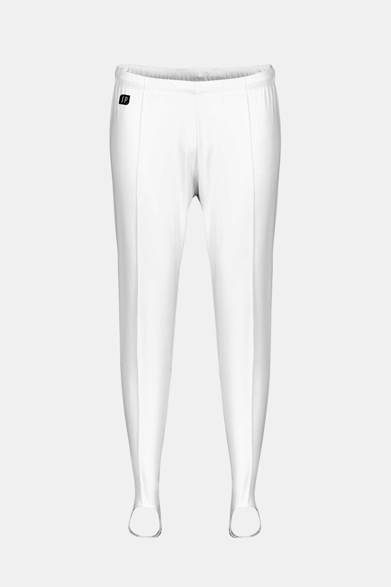 Men's White Competition Long Sleeve Shirt - Athletic Performance & Comfort for Running, Gym & Outdoor Sports