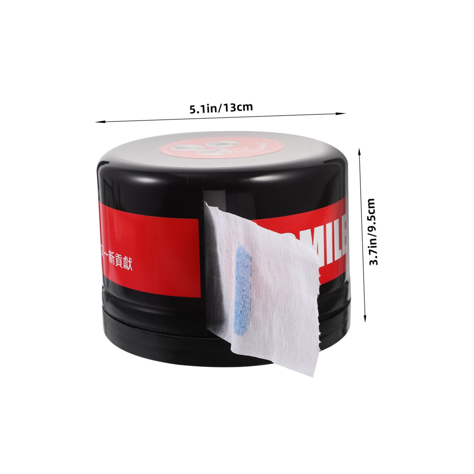 Barber Neck Paper Roll Dispenser Box with 1 Set Neck Strips - Salon Hairdressing Paper Holder for Hygienic Haircut & Grooming - Perfect for Barbershops, Salons & Home Use