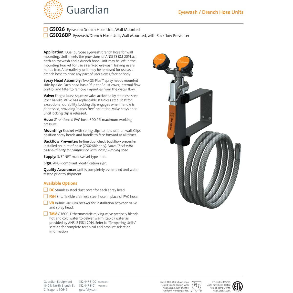 Guardian G5026BP Backflow Preventer - High-Quality Water Backflow Prevention Device for Plumbing & Irrigation Systems | Perfect for Homes, Gardens & Commercial Use