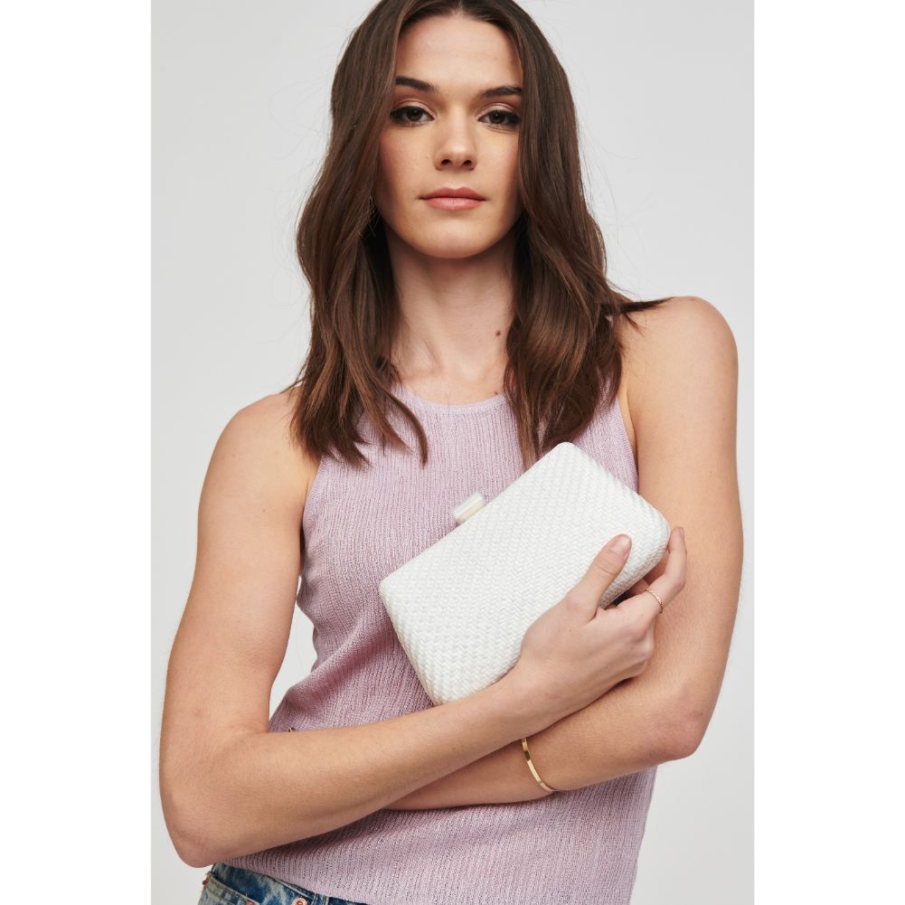 Winona Minaudiere - Elegant Women's Clutch Purse for Evening Parties, Weddings & Special Events | Stylish Handbag with Detachable Chain Strap