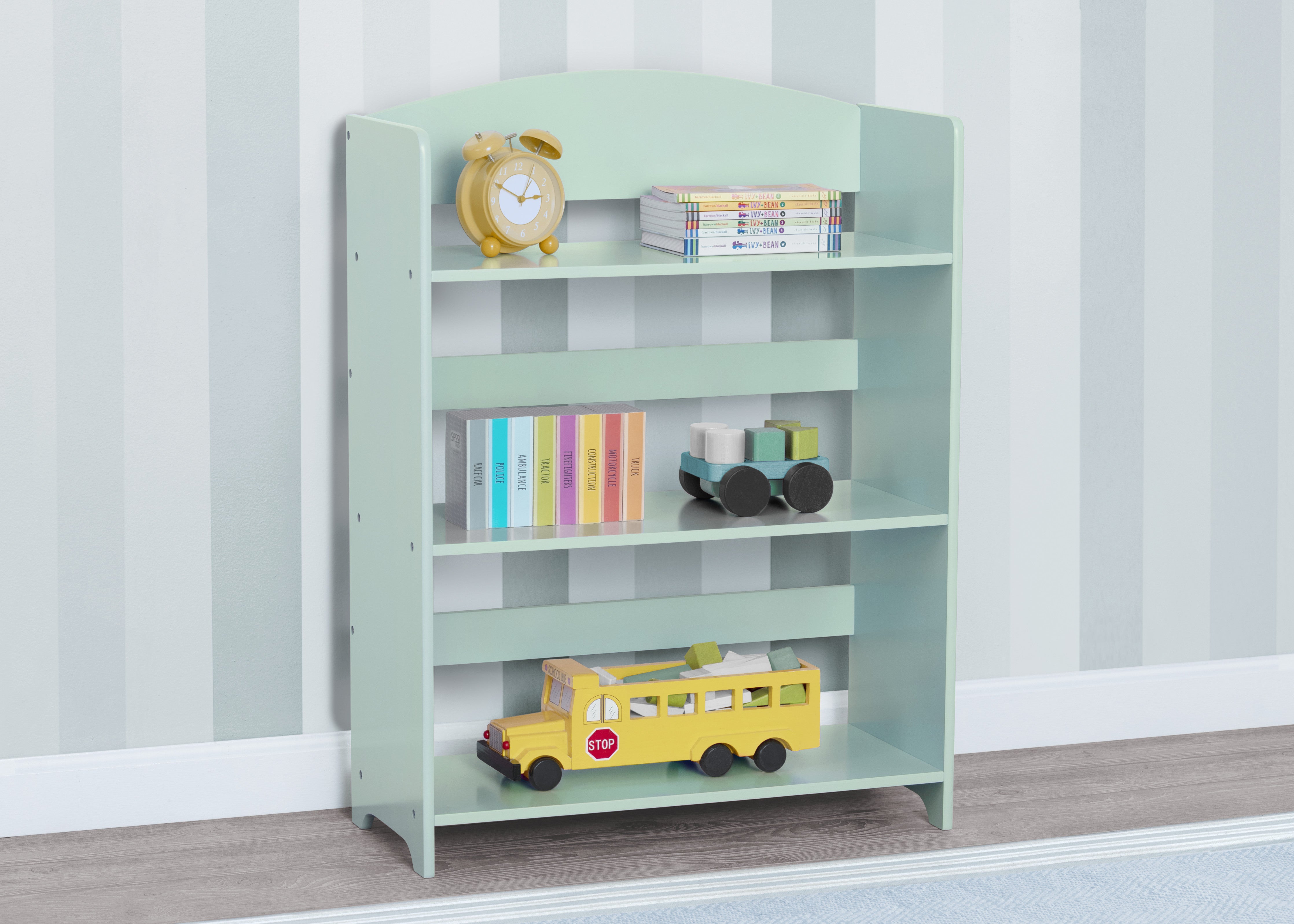 MySize Bookshelf - Adjustable & Modern Wooden Bookshelf for Home, Office, or Kids Room - Perfect for Organizing Books, Toys, and Decor