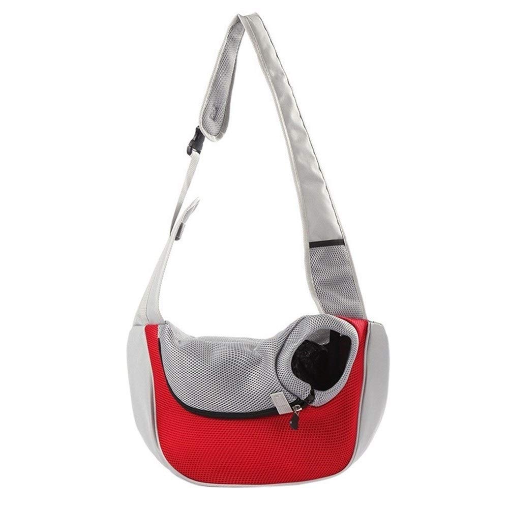 Portable Pet Carrier Bag for Cats & Dogs - Breathable Oxford Shoulder Sling Bag for Travel, Hiking & Outdoor Activities - Lightweight Crossbody Pet Carrier for Walking, Camping & Daily Use