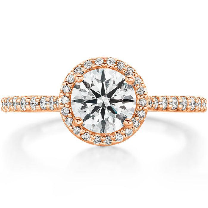 Hearts On Fire Camilla Halo Diamond Engagement Ring - 1.5ct Round Brilliant Cut Diamond Wedding Ring for Women, Perfect for Proposals & Anniversary Gifts