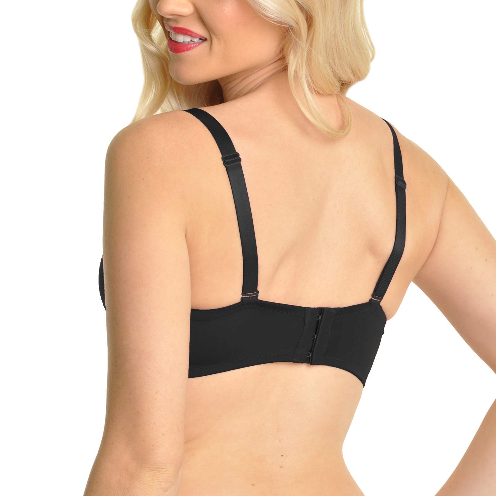 Angelina Women's Comfortable Wired Padded T-Shirt Bras 6-Pack - Wide Wing Support for All-Day Wear, Perfect for Work, Yoga & Everyday Comfort