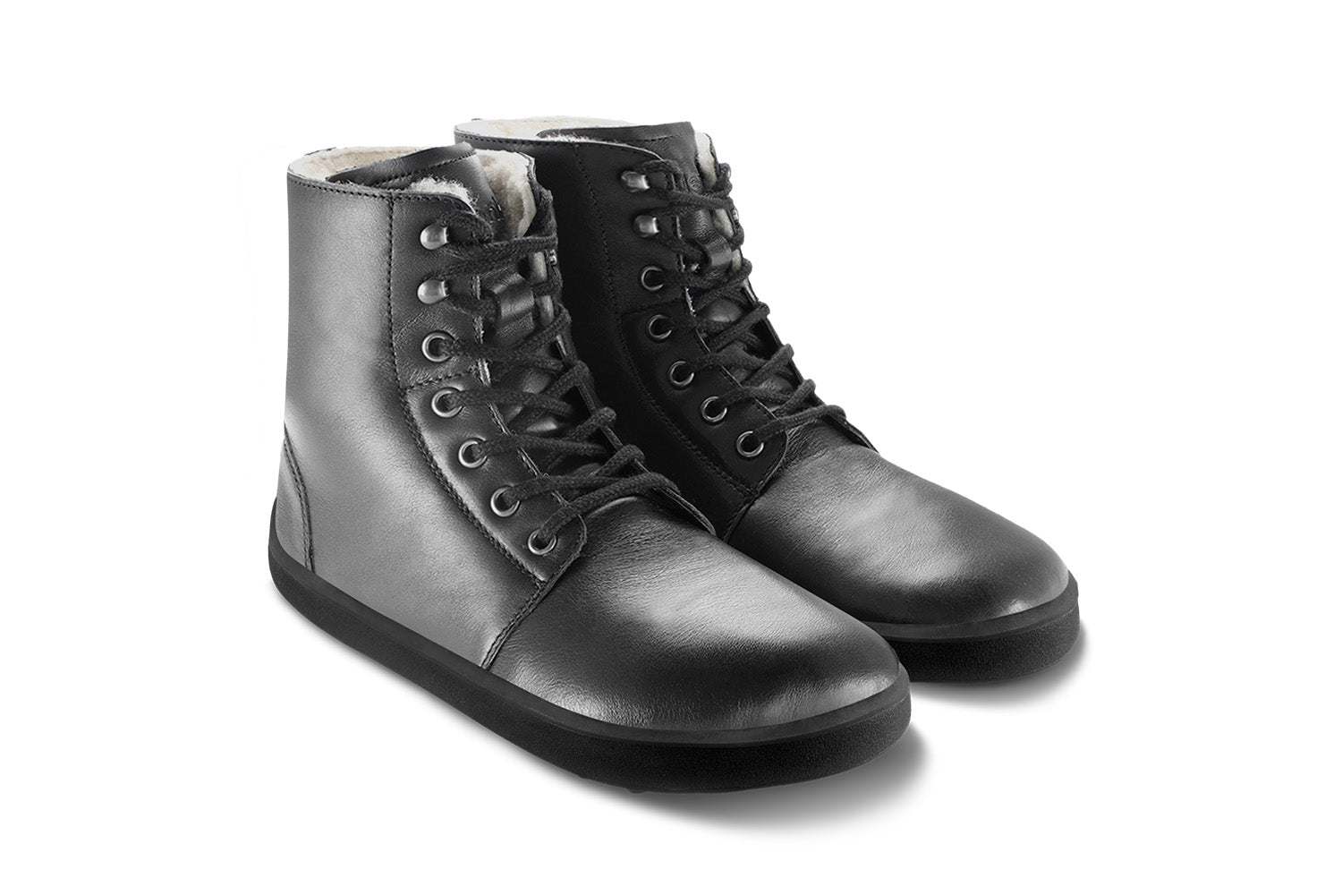 Be Lenka Winter 3.0 Barefoot Boots for Women & Men - Waterproof Cold Weather Minimalist Shoes for Hiking, Snow & Outdoor Activities - Black