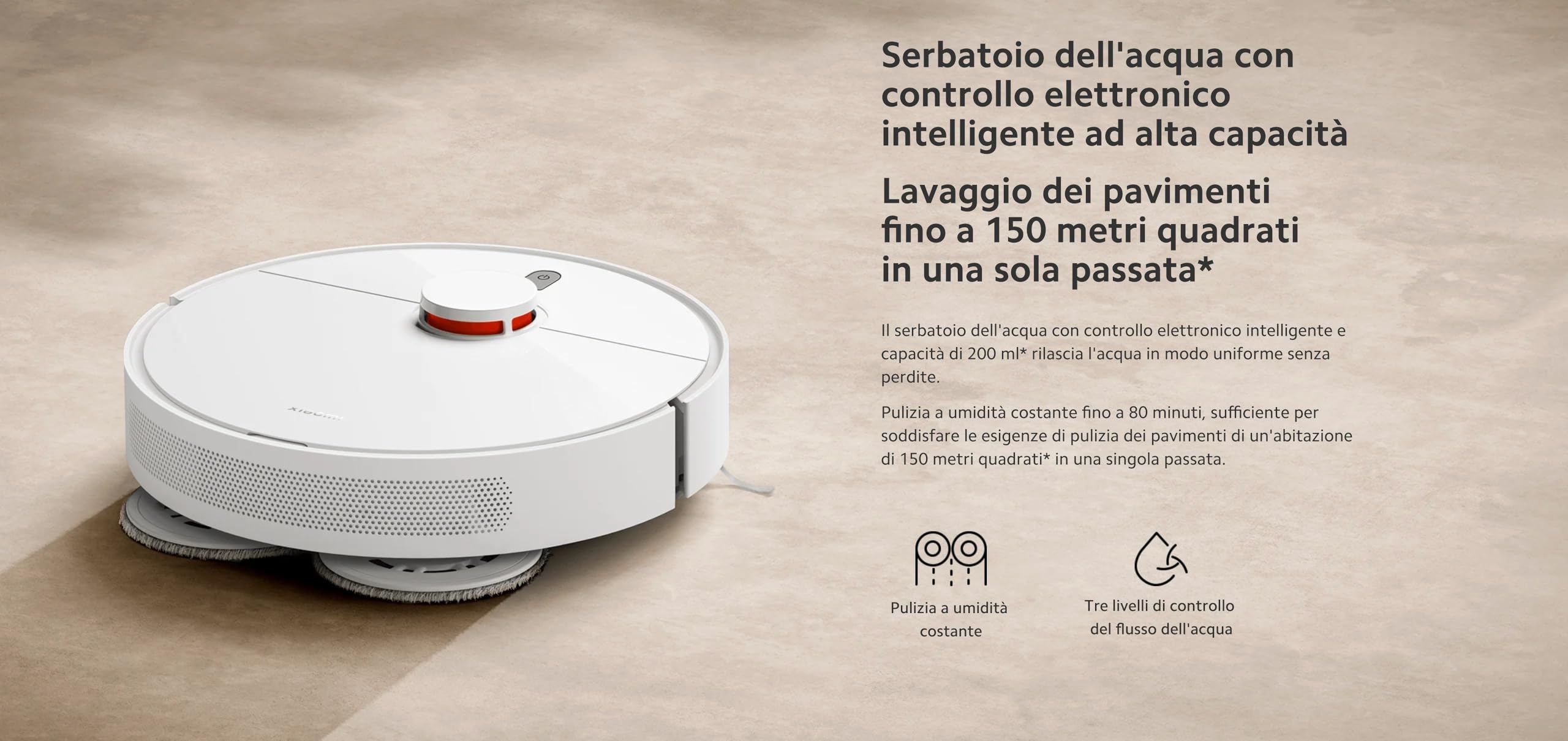 Xiaomi Robot Vacuum Cleaner S10+ - Powerful 4000Pa Suction, Smart Mapping, Self-Charging - White (BHR6368EU) - Ideal for Hardwood Floors, Carpets & Pet Hair Cleaning