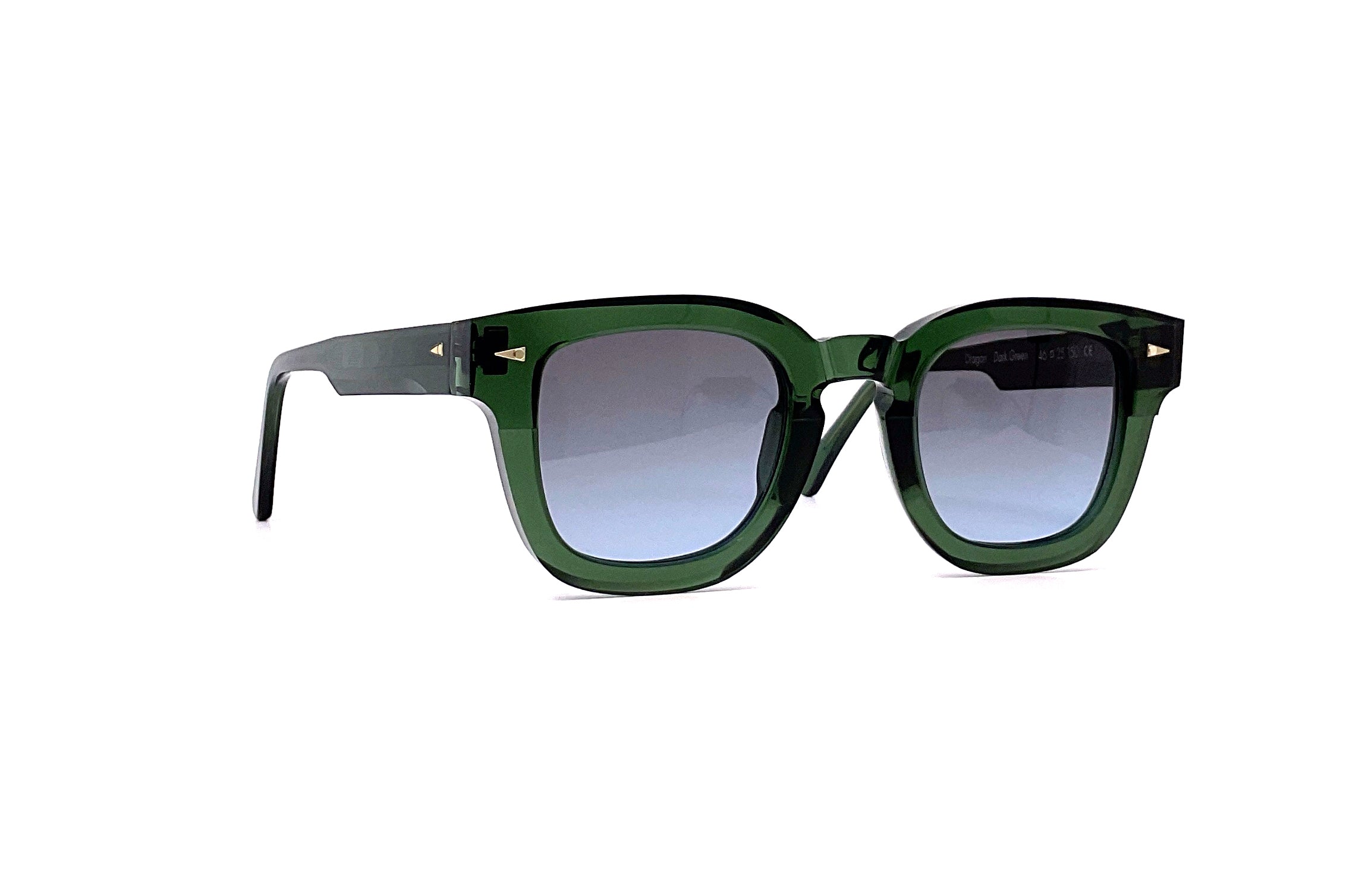 Ahlem Dragon Sunglasses - Dark Green & Blue Gradient Aviator Style for Men & Women | UV Protection, Fashionable Outdoor & Driving Shades