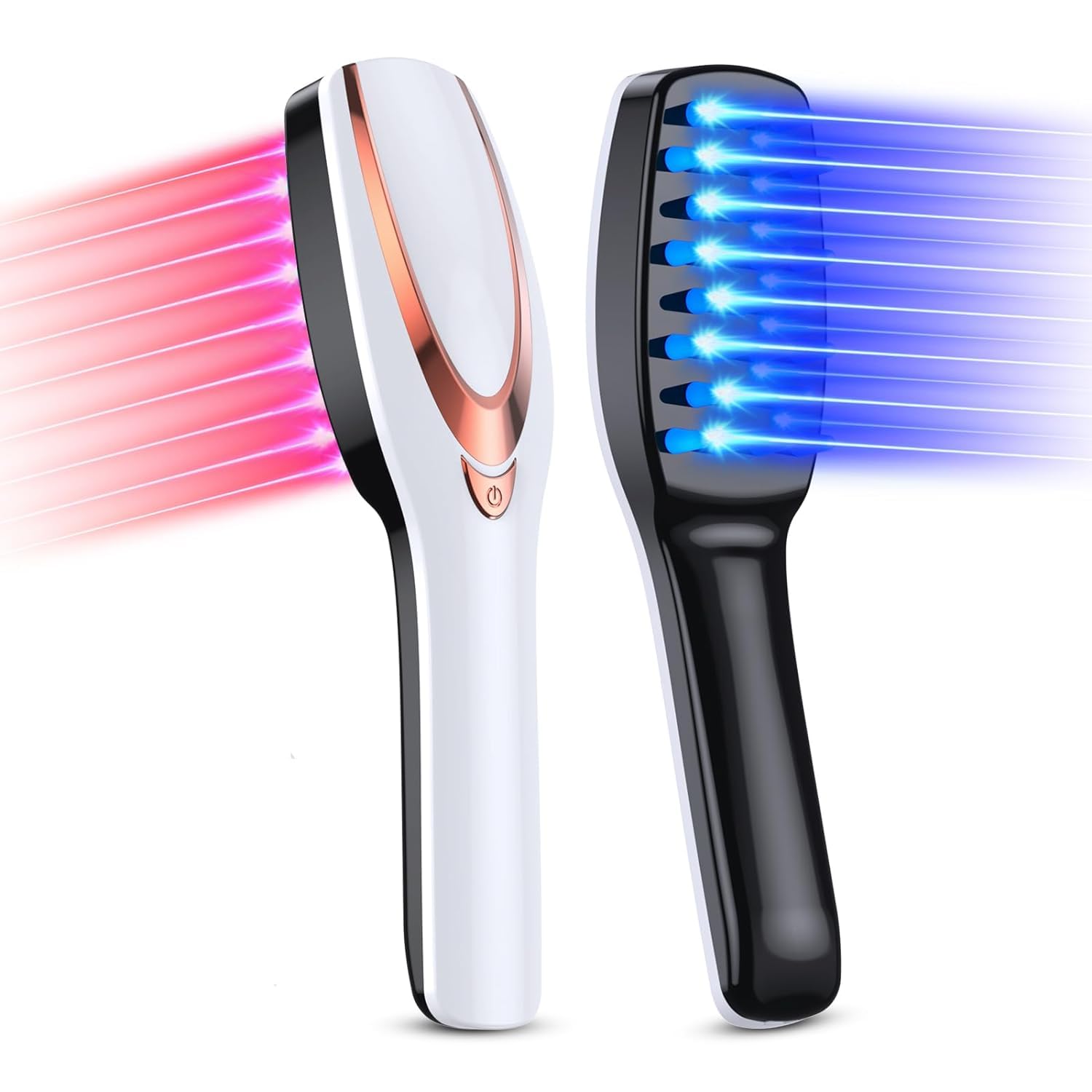 WBC WORLDBEAUTYCARE LED Laser Hair Growth Comb - Professional Hair Regrowth Therapy Device, Electric Scalp Massager for Thinning Hair Treatment & Hair Thickening | At-Home Hair Care Solution for Men & Women | Perfect for Daily Scalp Stimulation & Hair Follicle Activation