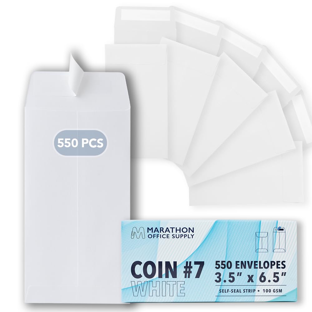 MOS #7 Coin Envelopes 3.5