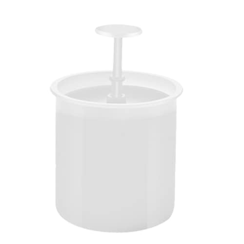 JIBIACB Facial Cleanser Foam Maker Cup - Rich Lathering Foam Generator for Gentle Face Washing & Skin Cleansing | Perfect for Daily Shower Routine & Travel Skincare (White)