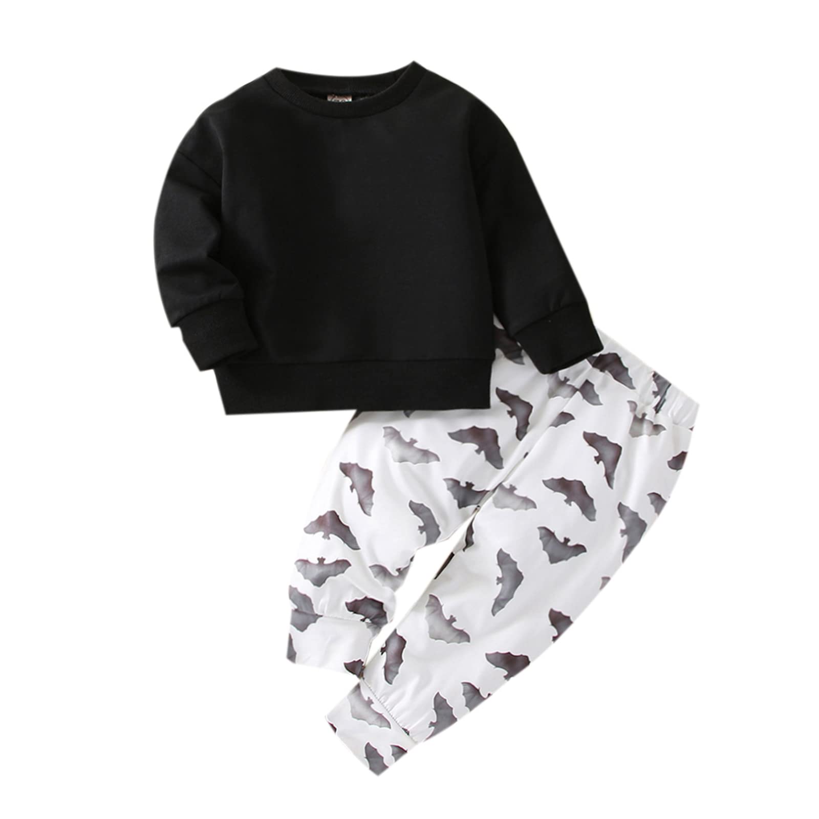 Baby Halloween Costume Set - Pumpkin Long Sleeve Sweatshirt & Casual Pants for Newborn Toddler Boys Girls | Fall Winter Outfit for Photo Shoots & Trick-or-Treating
