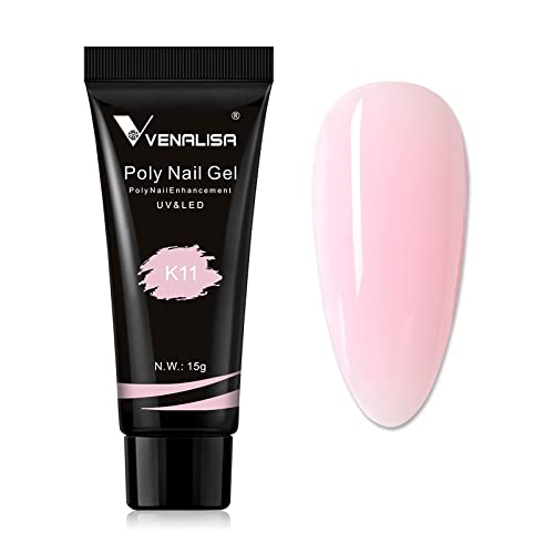 Venalisa Poly Builder Gel - 15g Professional Acrylic Nail Extension Gel for Strong & Natural-Looking Nails | Perfect for Salon, Home Manicures & Nail Art (K11)