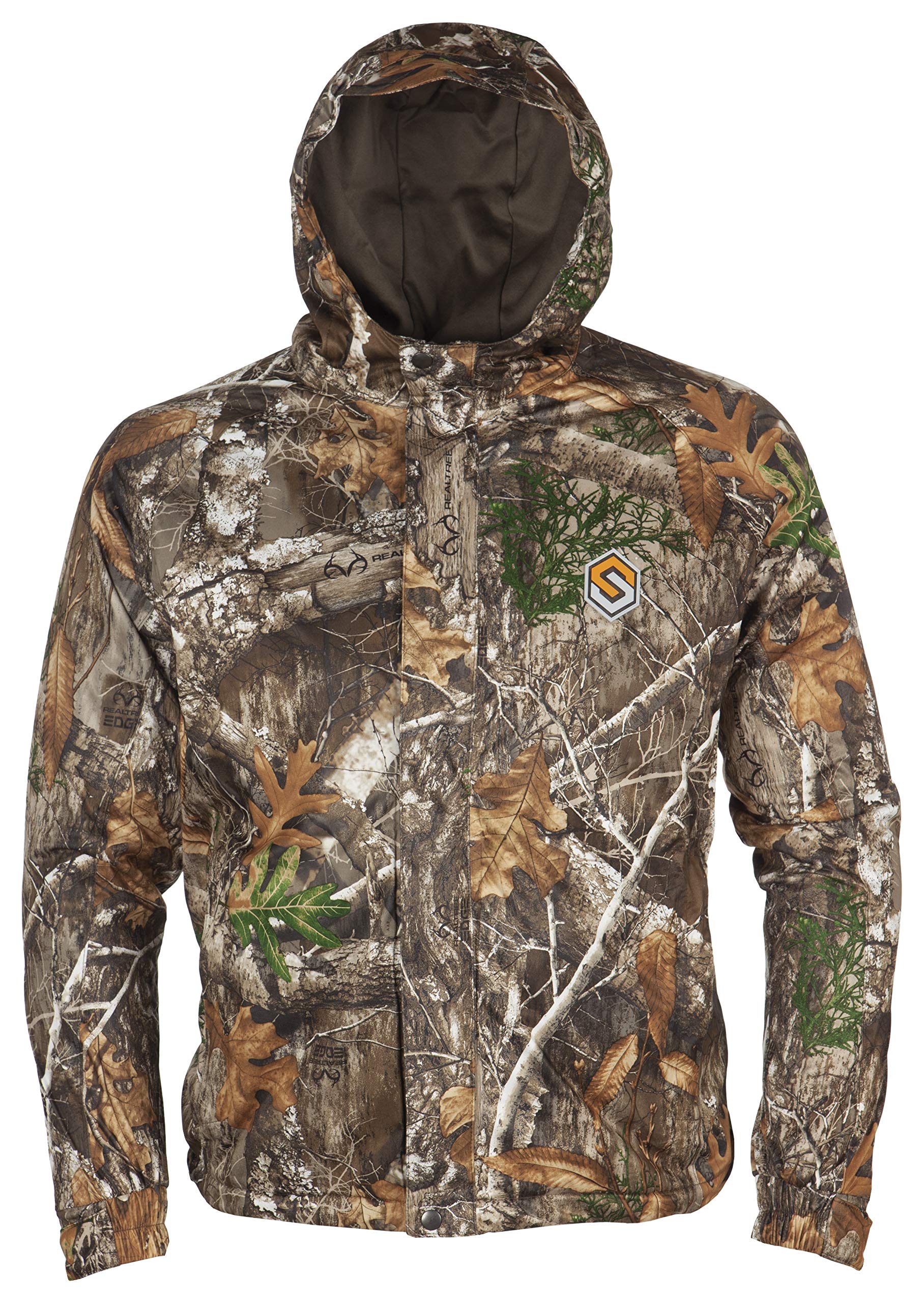 ScentLok Vapour Midweight Waterproof Camo Hunting Jacket for Men - Windproof & Odor Control Technology - Ideal for Deer Hunting, Turkey Hunting & Outdoor Adventures
