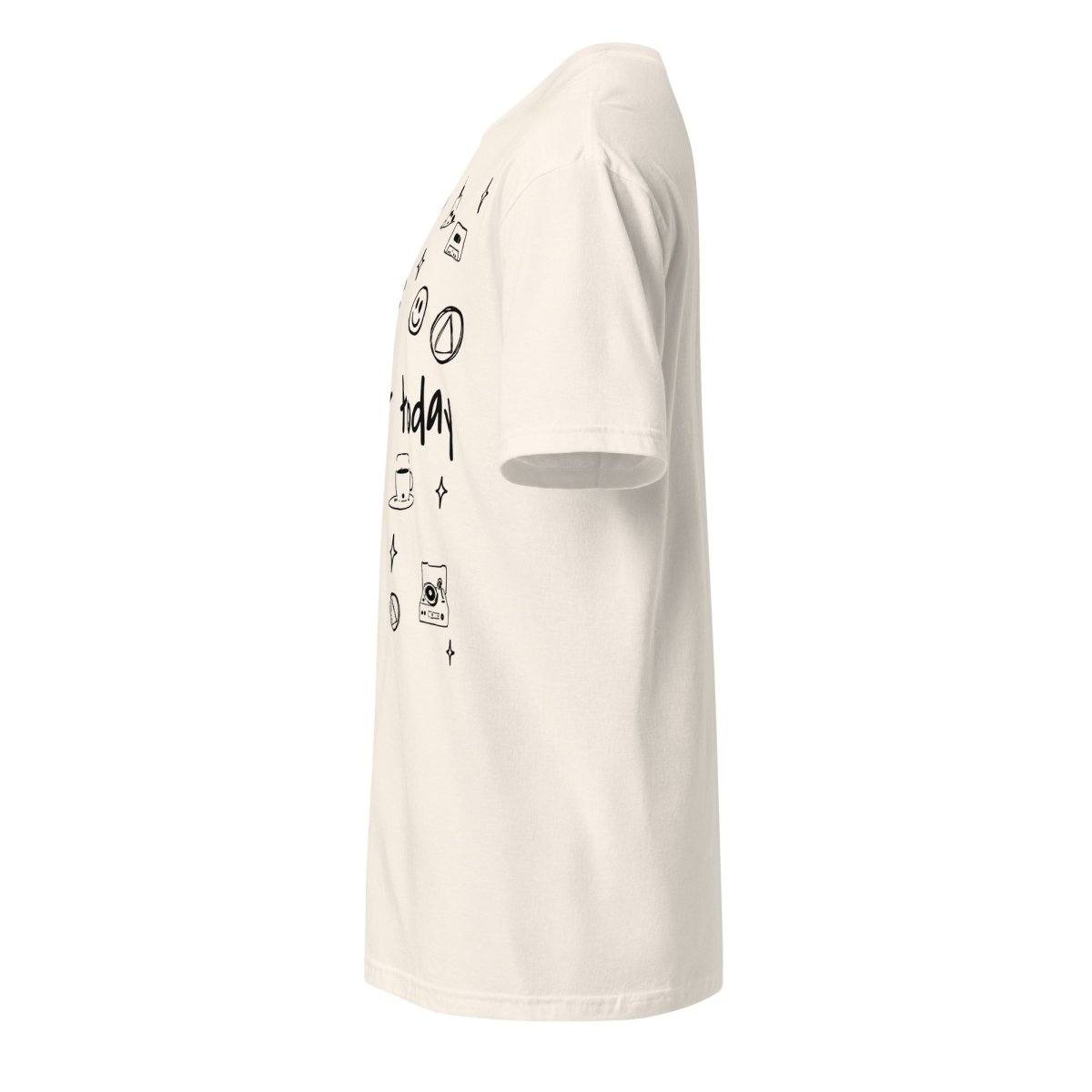 Just For Today - Inspirational Sobriety Recovery Doodle Art T-Shirt for AA Meetings & Sober Living Support