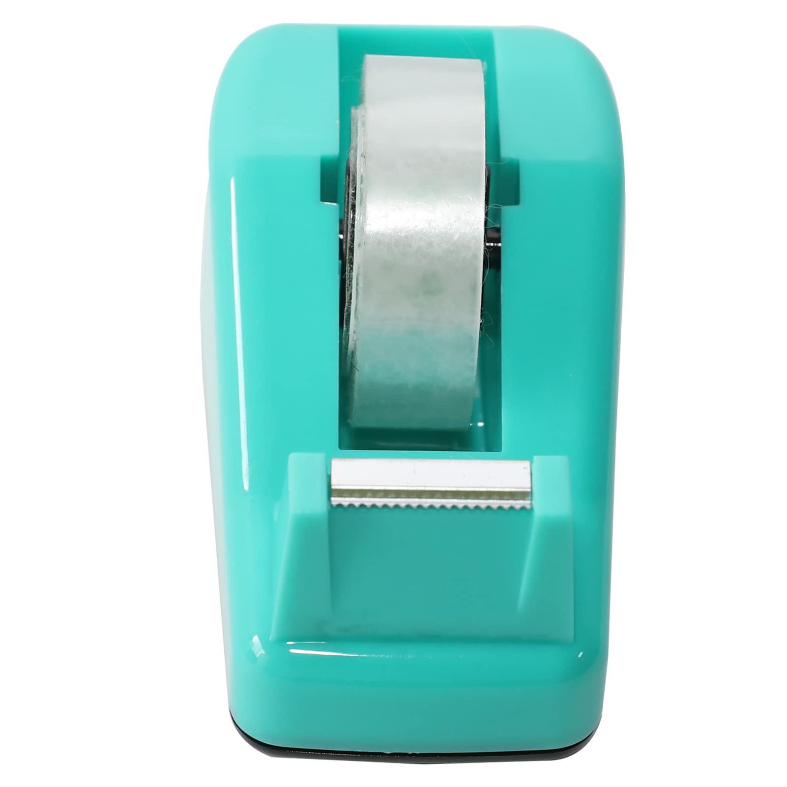 WELSTIK Green Cute Nano Tape Dispenser for Office - One Hand Operation, Reusable Adhesive, Desktop Mountable - Perfect for Organizing Papers, Crafts & Home Decor