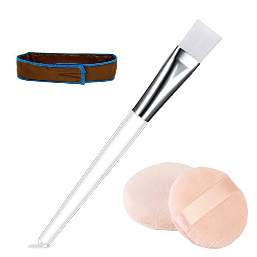Plastic Brush, Powder Puff,Headband