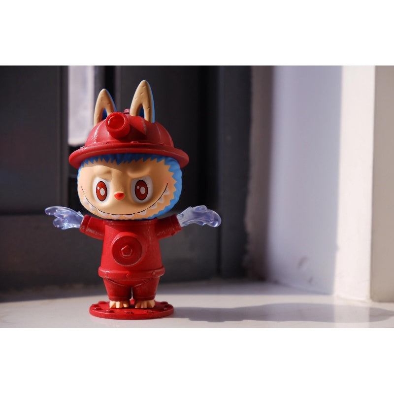 Labubu The Monsters Almost Hidden Series Fire Hydrant - Cute Collectible Vinyl Figure for Home Decor, Office Display & Pop Culture Enthusiasts