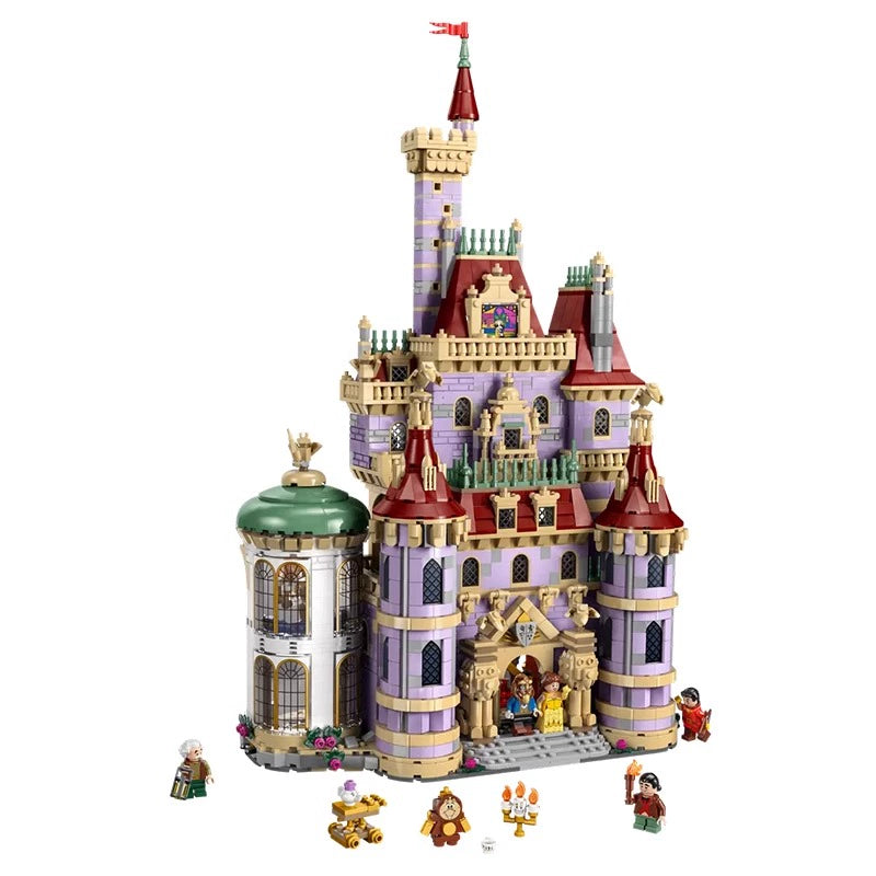 2916-Piece Beauty and the Beast LEGO Castle Building Set - Disney Princess Collection for Kids & Adults - Perfect for Birthday Gifts, Home Decor, and Collector's Display