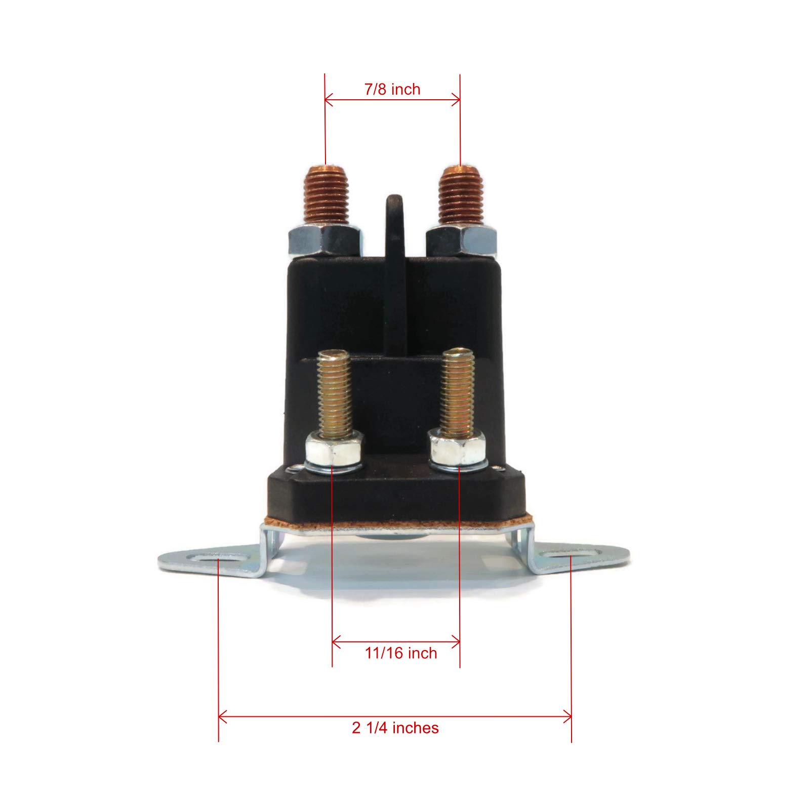 Toro Starter Solenoid 47-1910, 471910, 740207, 92-9845, 929845 - Bottom Mount Replacement for Lawn Mowers & Garden Tractors | Perfect for Spring Tune-Ups & Engine Repairs