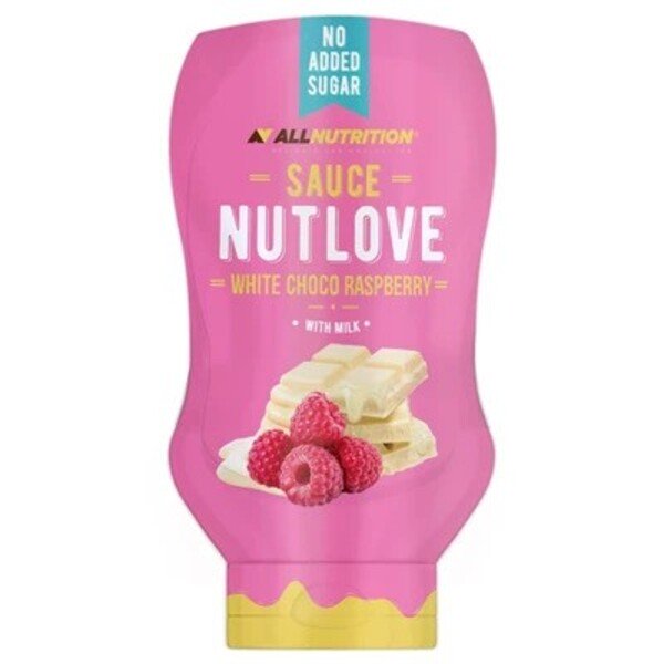 Allnutrition Nutlove Sauce 280ml - Delicious Hazelnut Spread for Toast, Pancakes & Desserts | Healthy Vegan Nut Butter Alternative