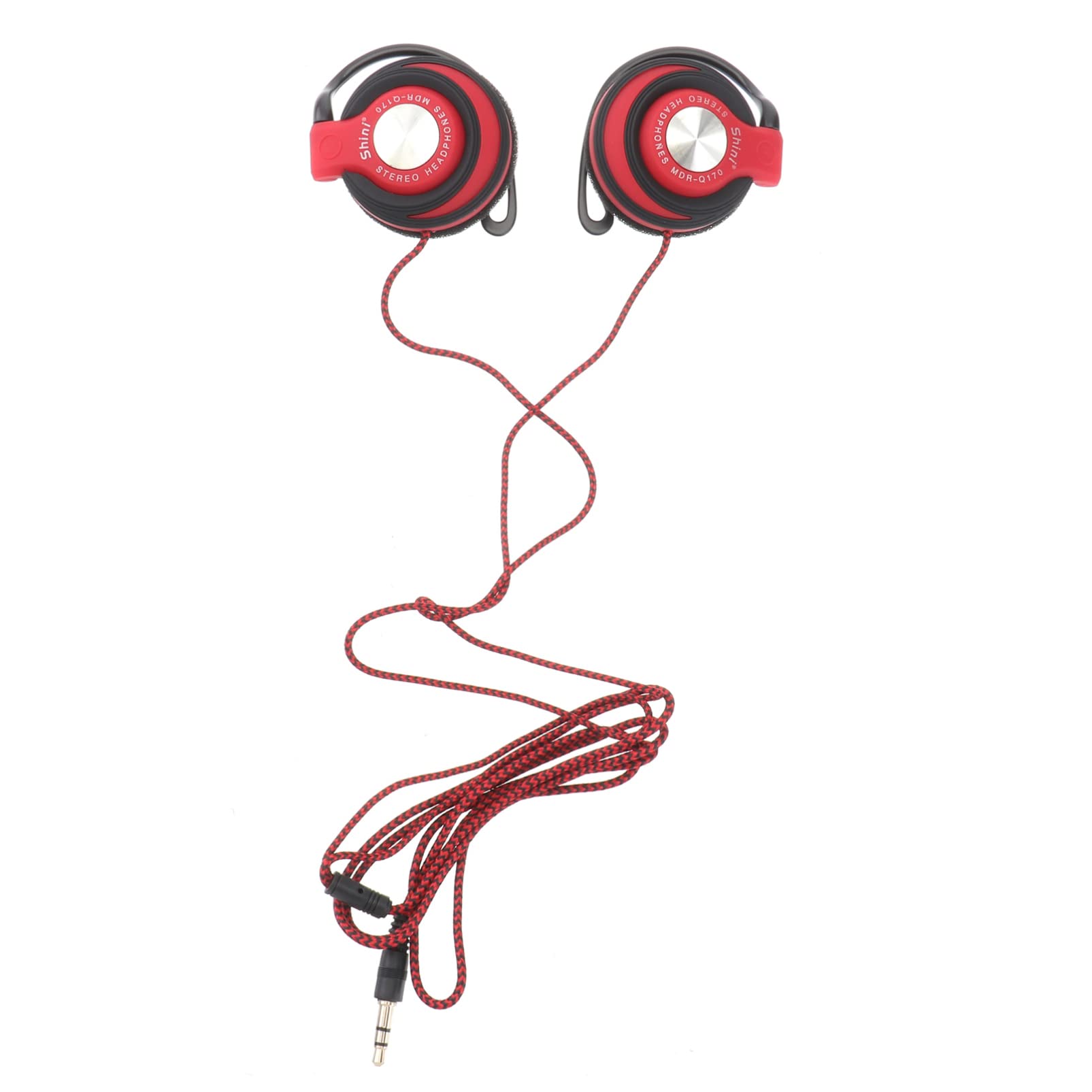 Gatuida Over-Ear Headphones with 3.5mm Wired Connection, Stereo Sound for MP3 Players, Computers, Gaming, and Office Use - Comfortable Clip-On EarHook Design for Long Listening Sessions