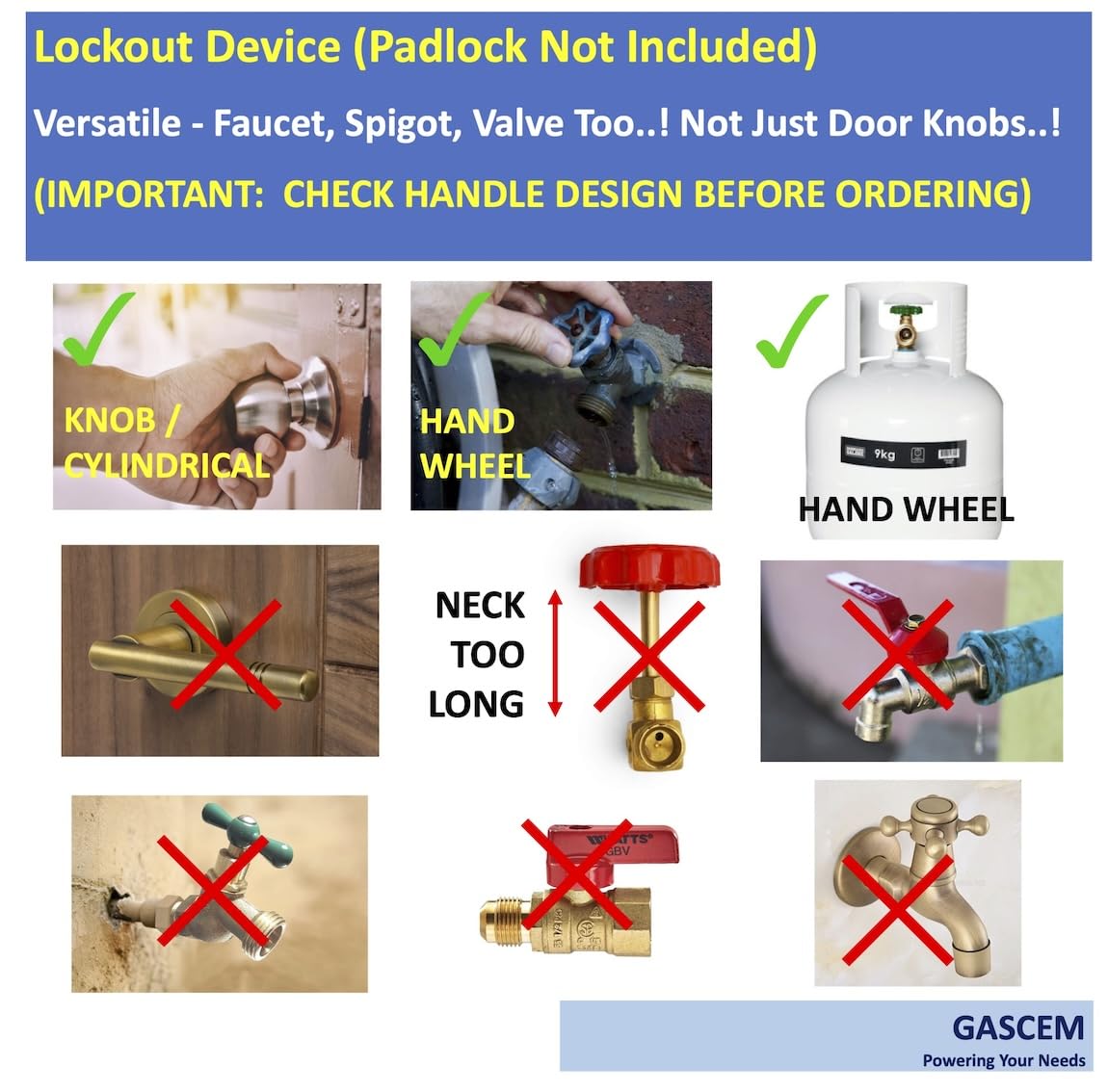 Childproof Door Knob Lock - Secure Handle Cover for Home Safety