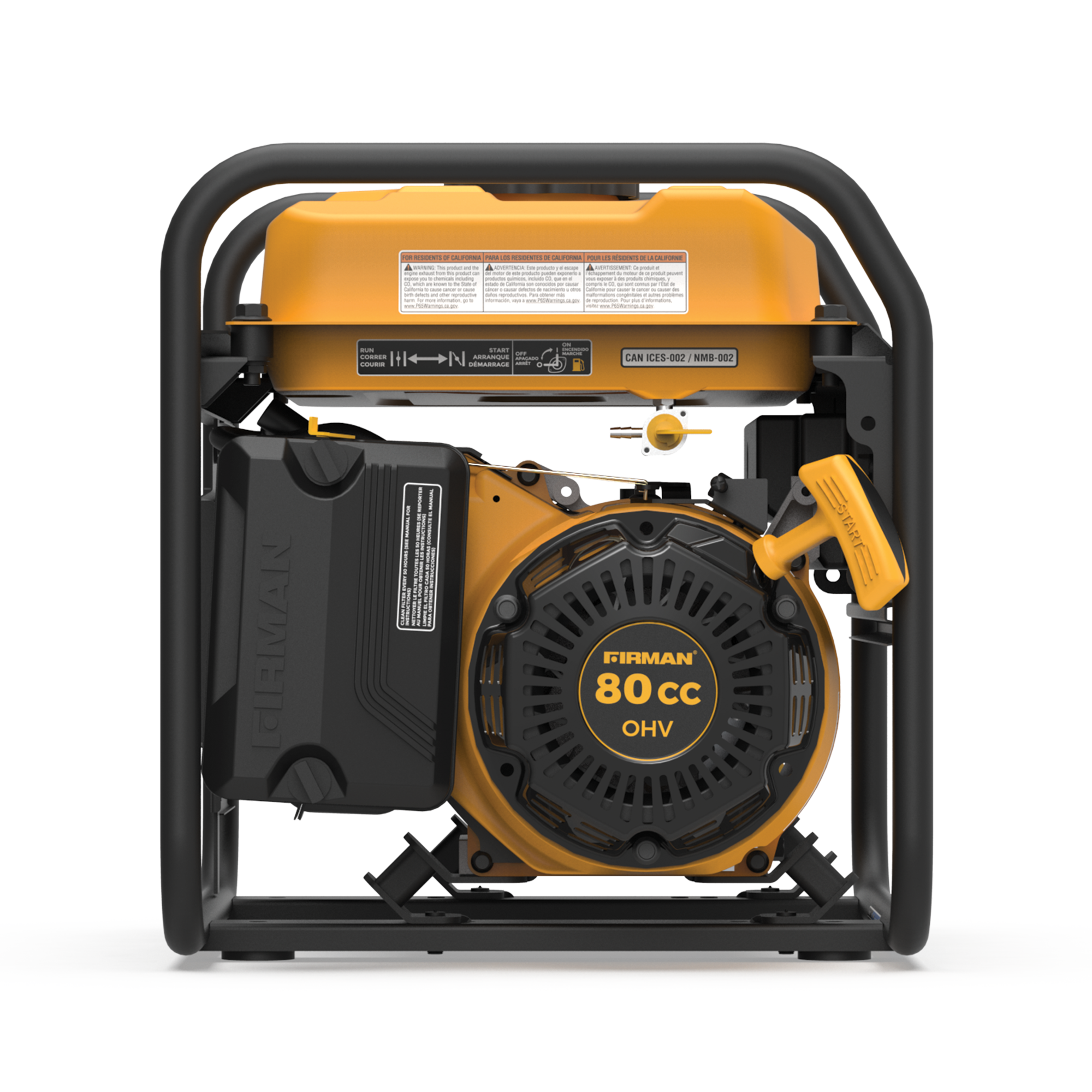 1500W Portable Gas Generator with Recoil Start - Reliable Power for Camping, Emergencies & Outdoor Activities