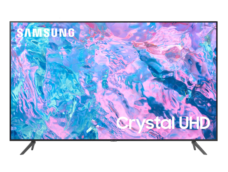 Samsung UN70CU7000FXZC 70-Inch 4K Ultra HD Smart TV (2023 Model) - Crystal UHD, HDR, Alexa Built-in | Perfect for Home Theater, Gaming & Streaming