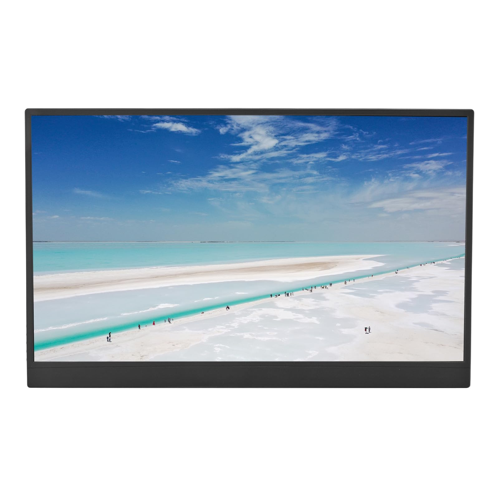 17.3 Inch Portable Monitor with HDMI USB-C 2.5K Resolution, 16:9 IPS External Display for Laptop with Adjustable Stand & VESA Mount - Perfect for Gaming, Work, and Travel