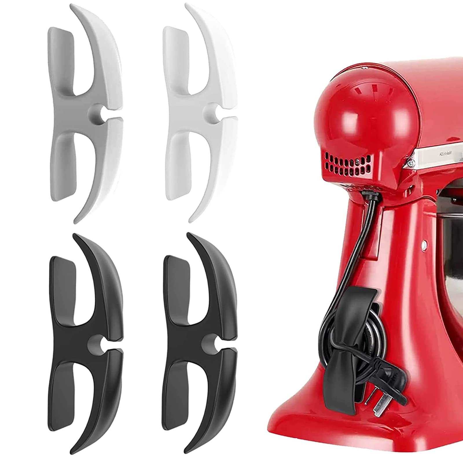 ACEGENIU Cord Organizer for Kitchen Appliances - Cable Winder Holder for Mixer, Air Fryer, Coffee Maker (Upgraded Version) - Keep Countertops Tidy & Safe