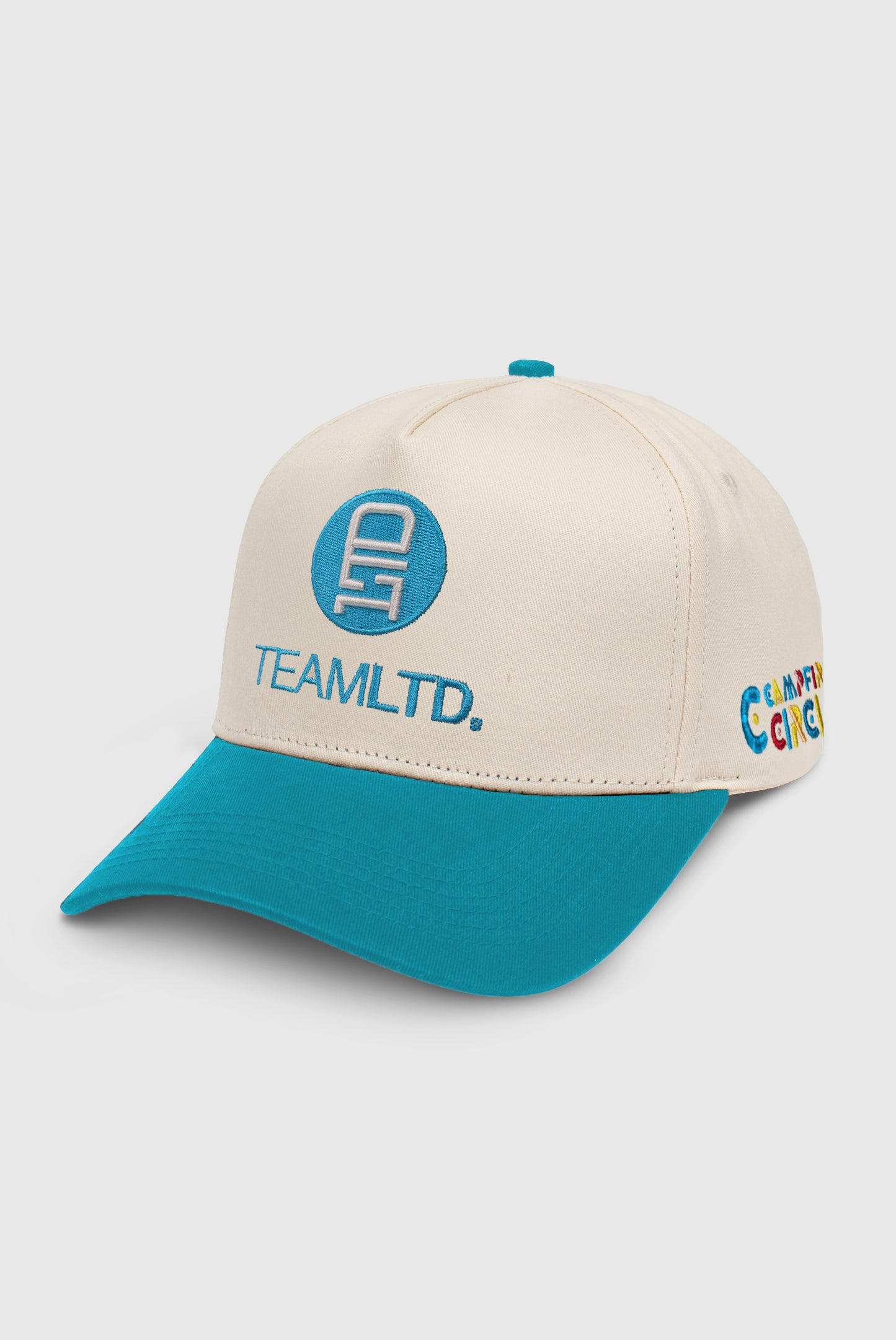 TEAMLTD x Campfire Circle Snapback Hat - Adjustable Baseball Cap for Men & Women - Stylish Outdoor & Casual Wear - Perfect for Hiking, Camping, and Street Fashion