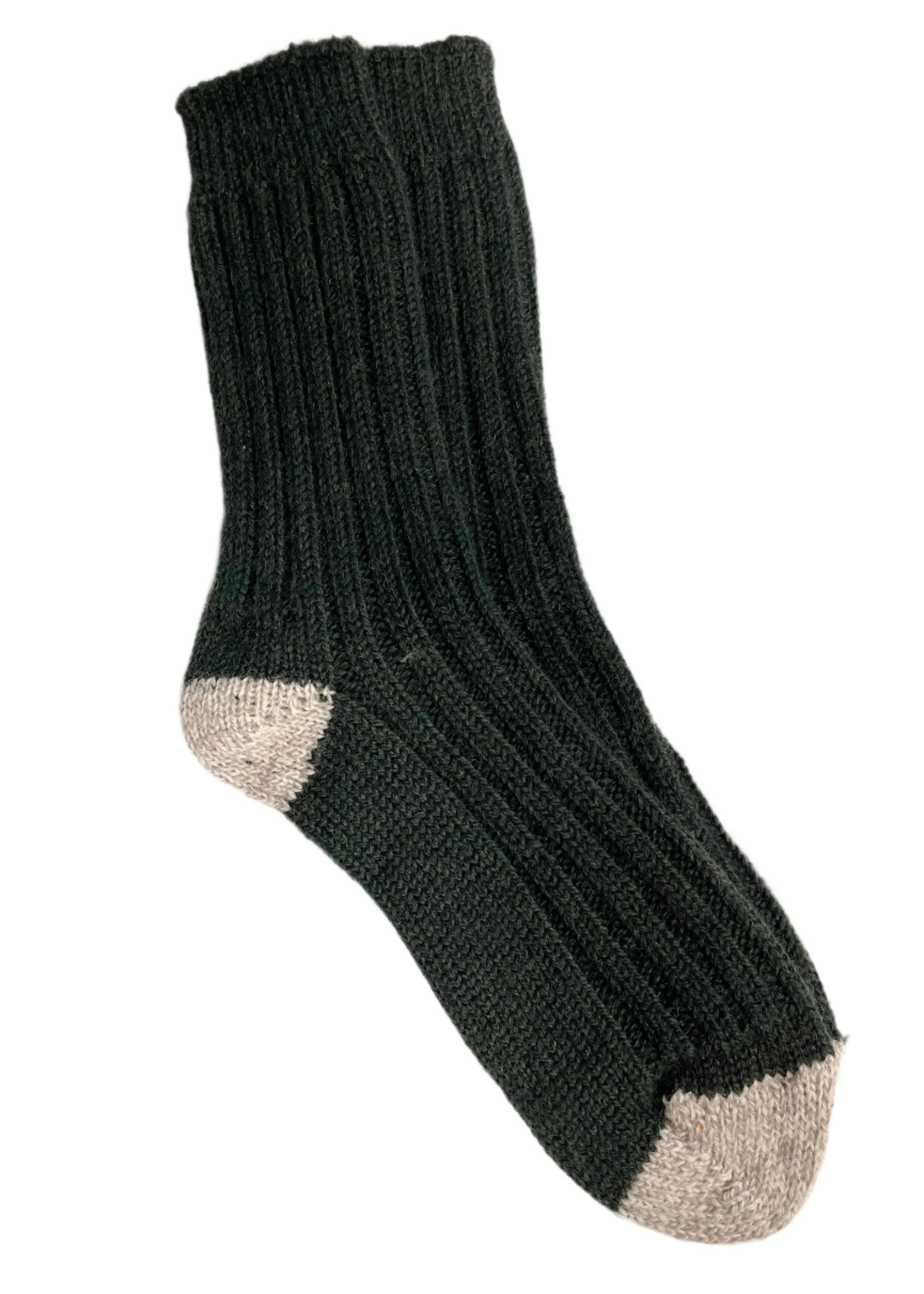 Premium Green Irish Merino Wool Socks for Men & Women - Large Size | Ultra Soft, Breathable & Odor-Resistant | Perfect for Hiking, Travel & Cold Weather Comfort