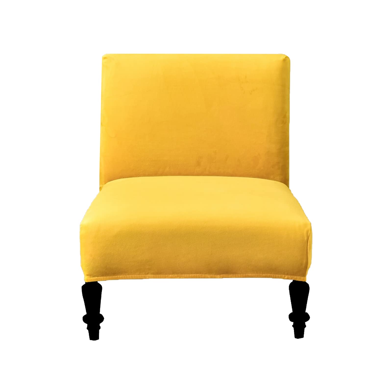 Eco-Ancheng Washable Removable Armless Chair Slipcover - Printed Accent Chair Cover for Living Room, Dining Room & Hotel - Durable Furniture Protector for Slipper Chairs (Easy Cleaning & Stylish Home Decor)