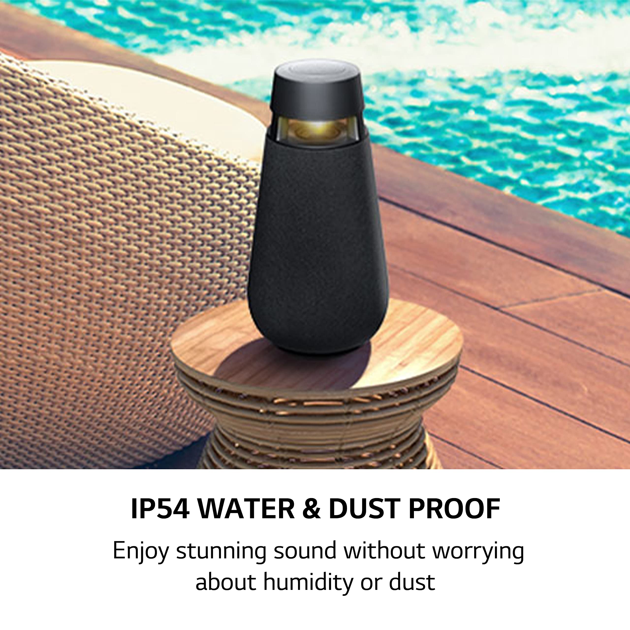 LG XBOOM 360 X03 Portable Bluetooth Speaker - 360° Sound, Waterproof, 24H Playtime for Outdoor, Pool Party & Travel