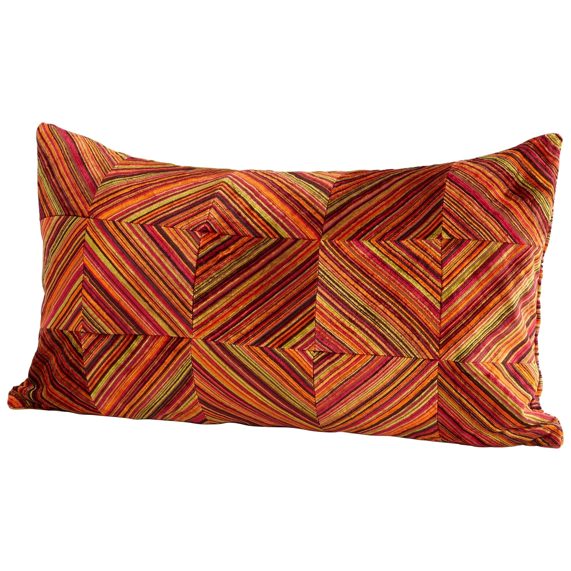 Cyan Design 09392 Decorative Pillow Cover 14x24 Inches - Multi-Colored Bohemian Print for Living Room, Bedroom & Sofa Decor