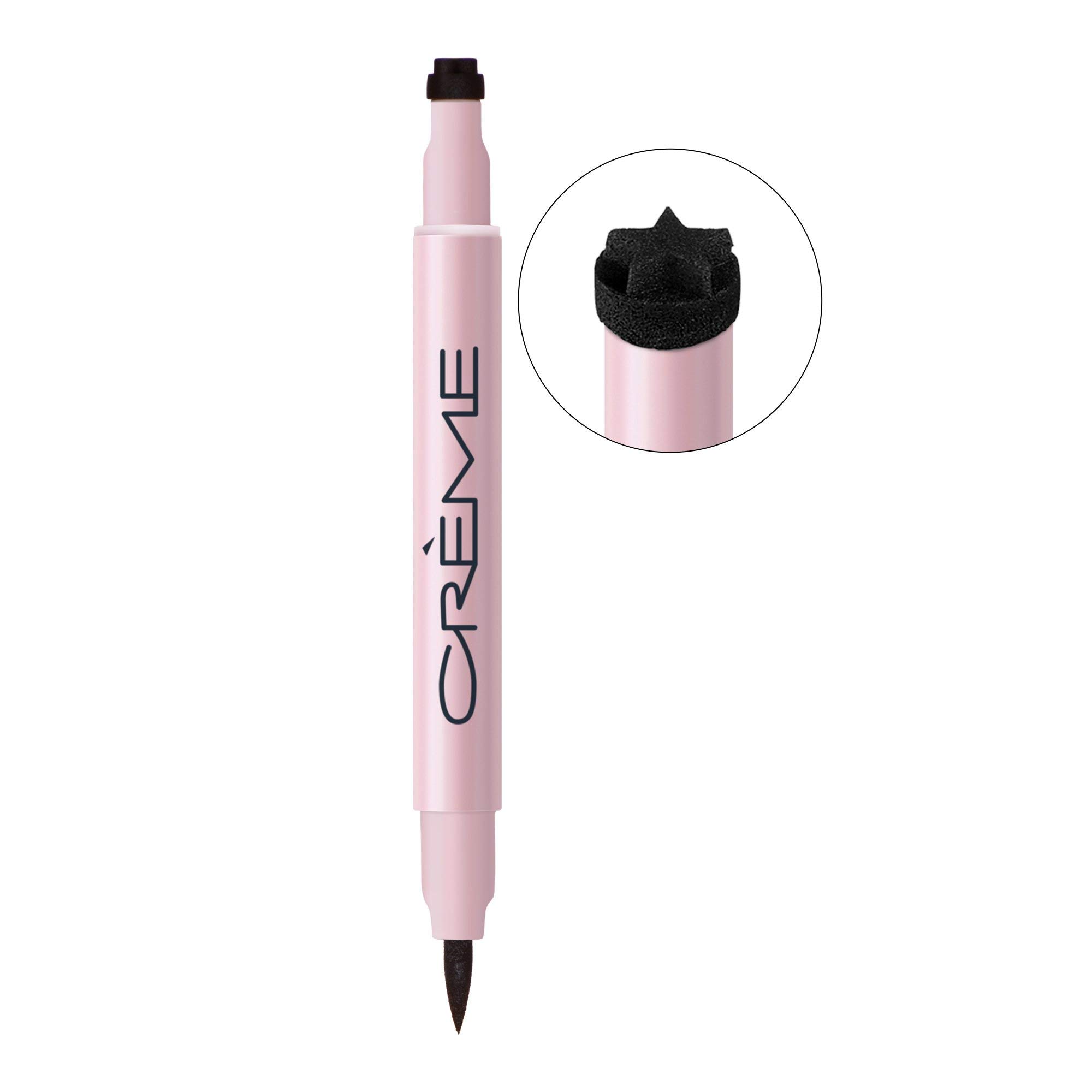 The Crème Shop Freckle Stamp Eyeliner - Star Shaped Black Eyeliner Stamp for Natural Freckles & Beauty Makeup | Perfect for Cosplay, Halloween, and Everyday Glam Looks