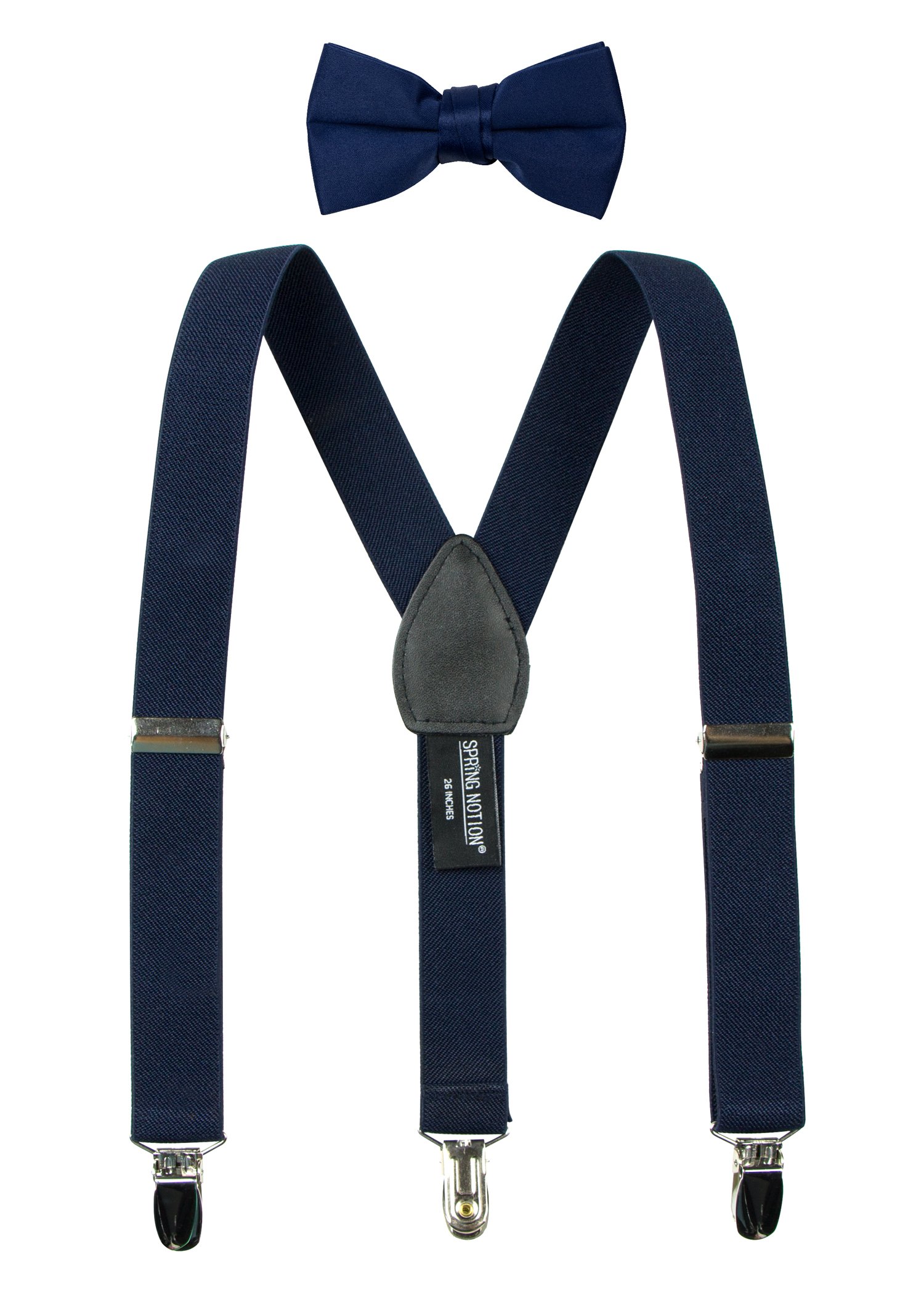 Spring Notion Boys' 4-Piece Suspenders Outfits Set | Trendy Spring Collection | Perfect for Easter, Photoshoots & Special Occasions