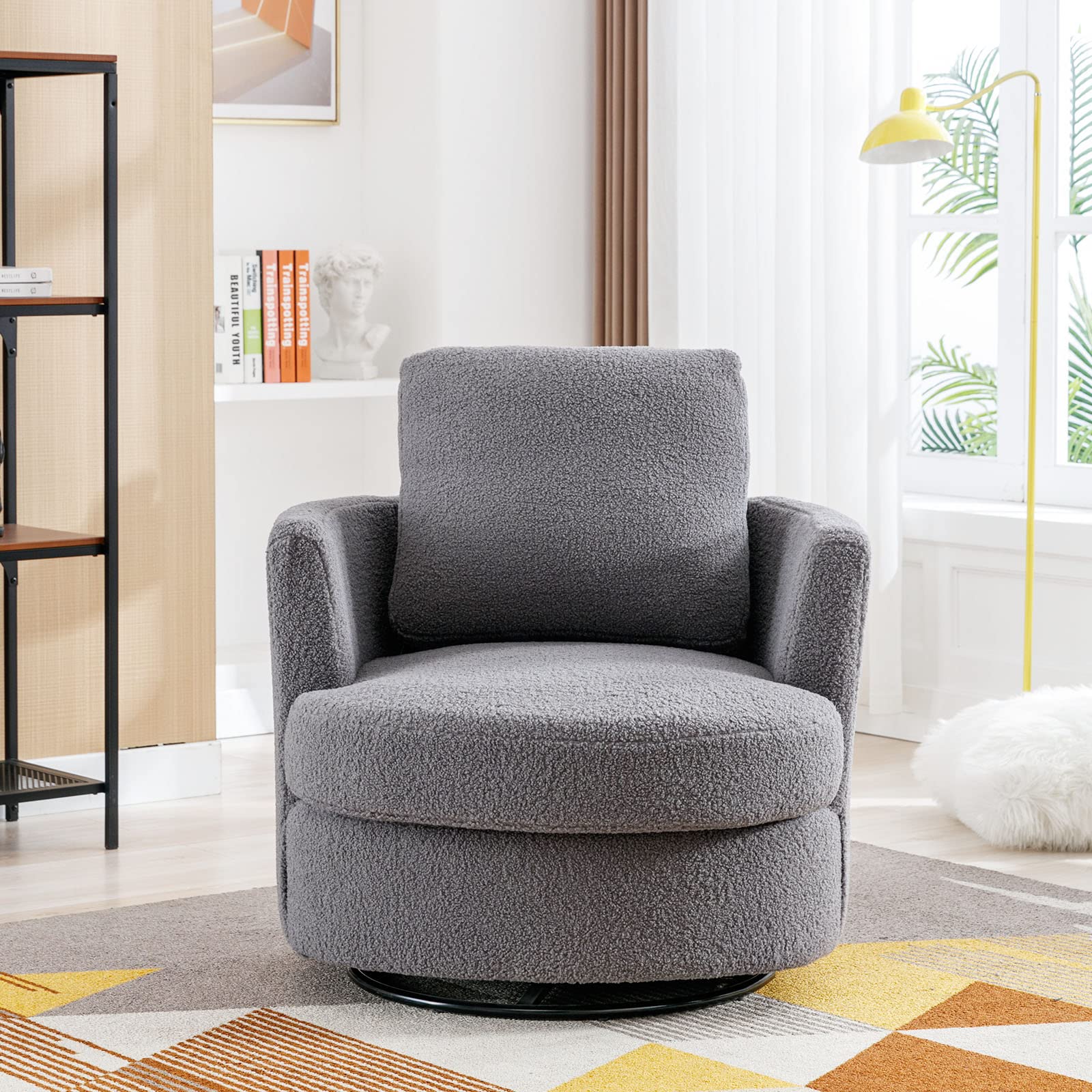 360-Degree Swivel Accent Chair - 31.9