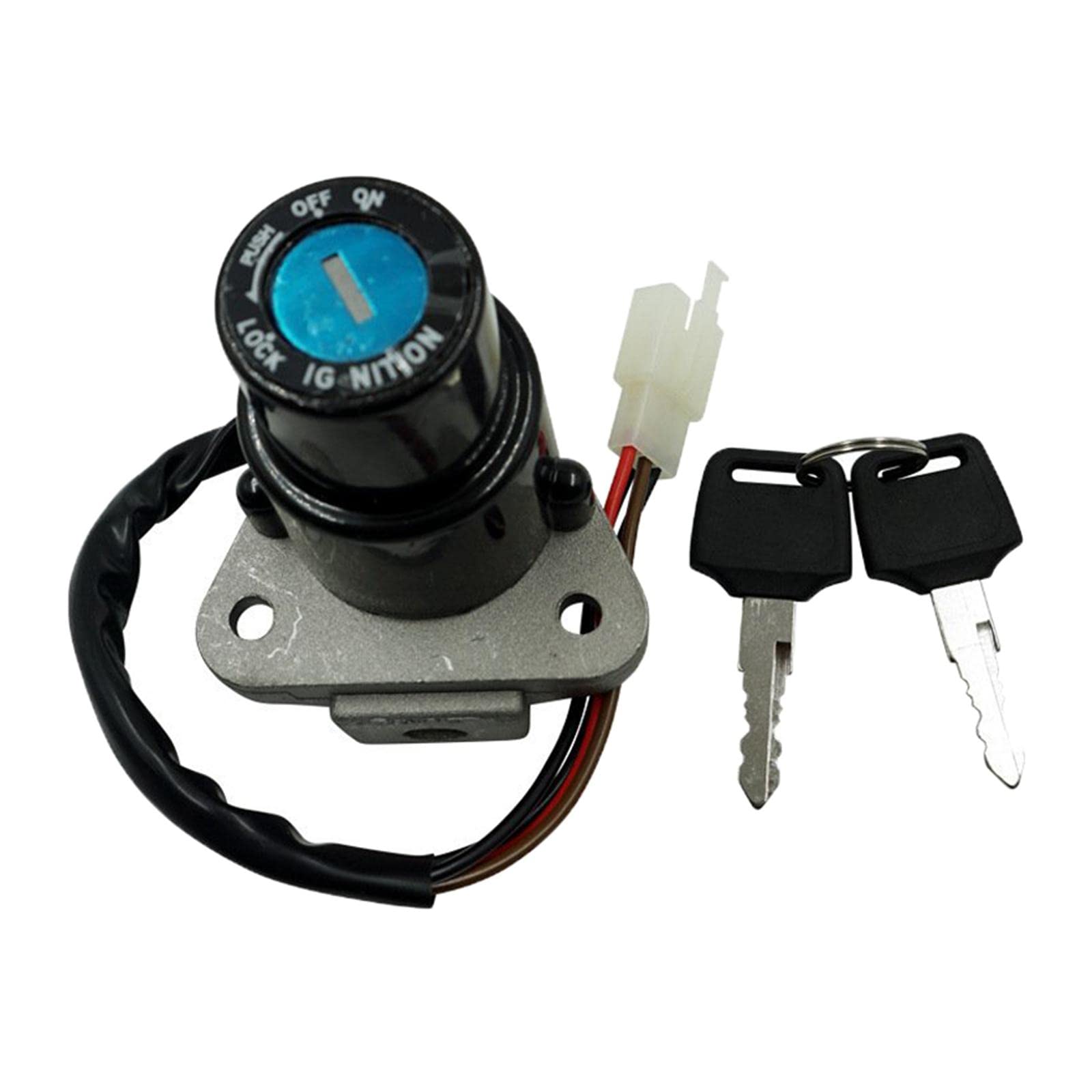 MagiDeal Motorcycle Ignition Switch Key & Electric Door Lock Replacement - Compatible with Suzuki TW225 - Perfect for Bike Security & Lock Replacement