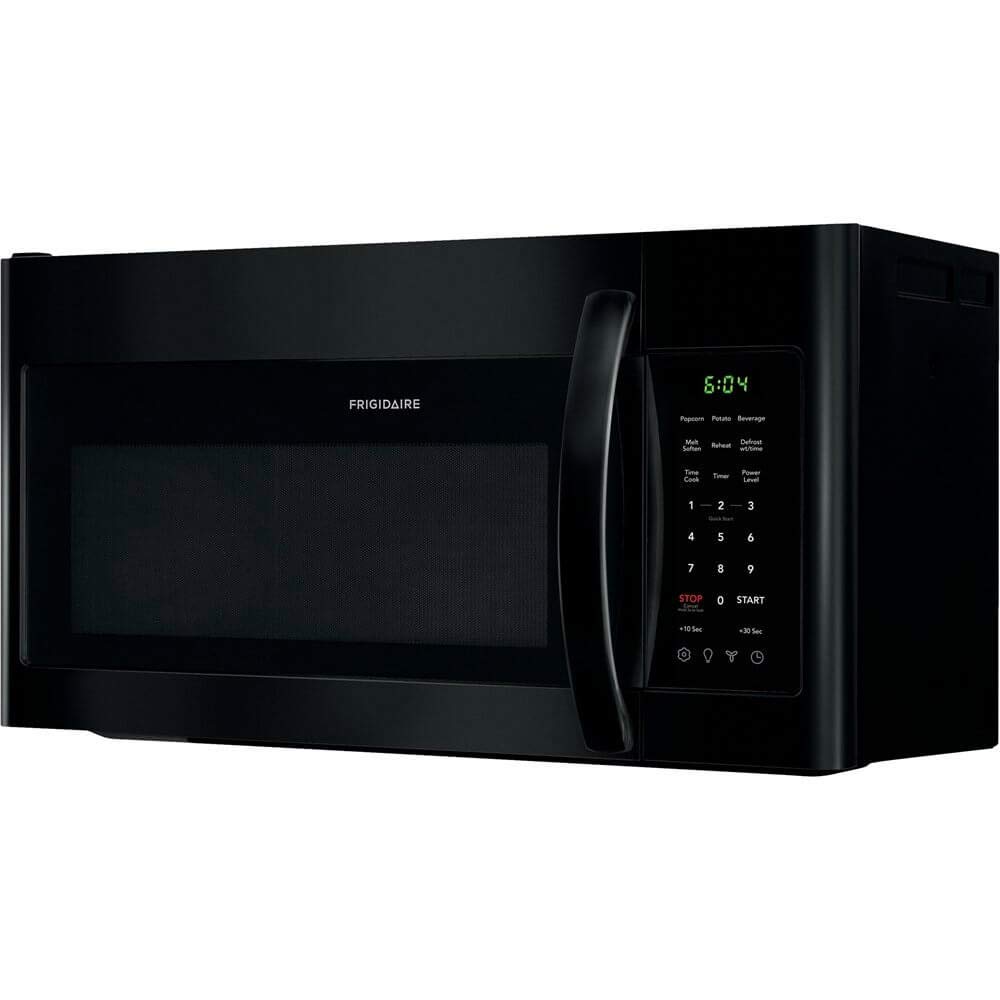 Frigidaire FFMV1846VB 30-Inch Black Over-the-Range Microwave Oven - 1.8 Cu. Ft. Capacity, Stainless Steel Finish - Perfect for Kitchen Remodeling & Space-Saving Cooking