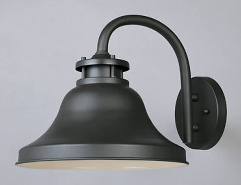 10H Bayport 1-Light Dark Sky Outdoor Wall Light in Bronze Finish - Perfect for Porch, Patio, and Garden Lighting