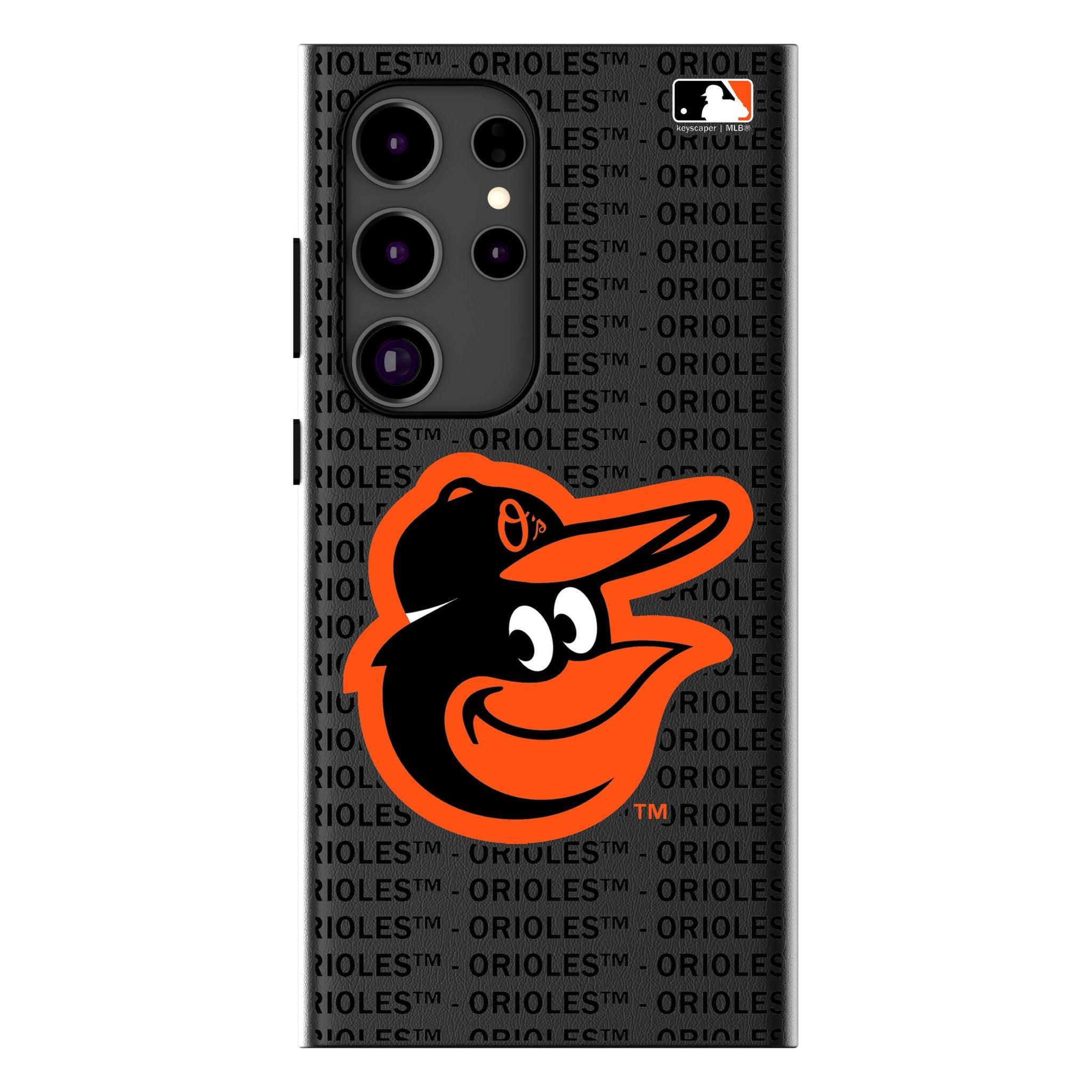 Baltimore Orioles Text Backdrop MagSafe Compatible Phone Case for Samsung Galaxy - Perfect for Baseball Fans & Game Day Support