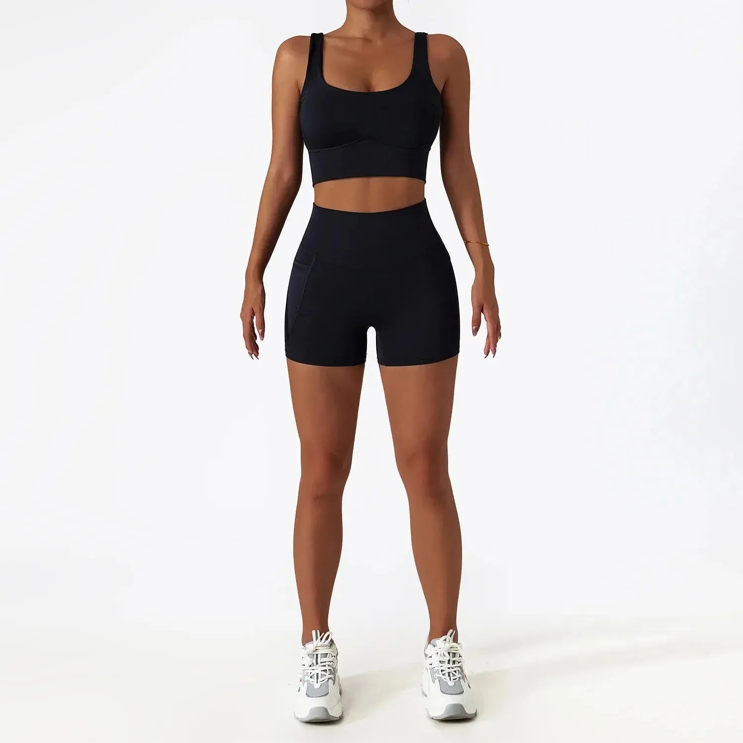 2PCS Seamless Women's Workout Sets - Yoga Tracksuit, Gym Clothes & Athletic Wear with High Waist Leggings & Sports Bra - Perfect for Yoga, Running, Gym Training & Casual Wear