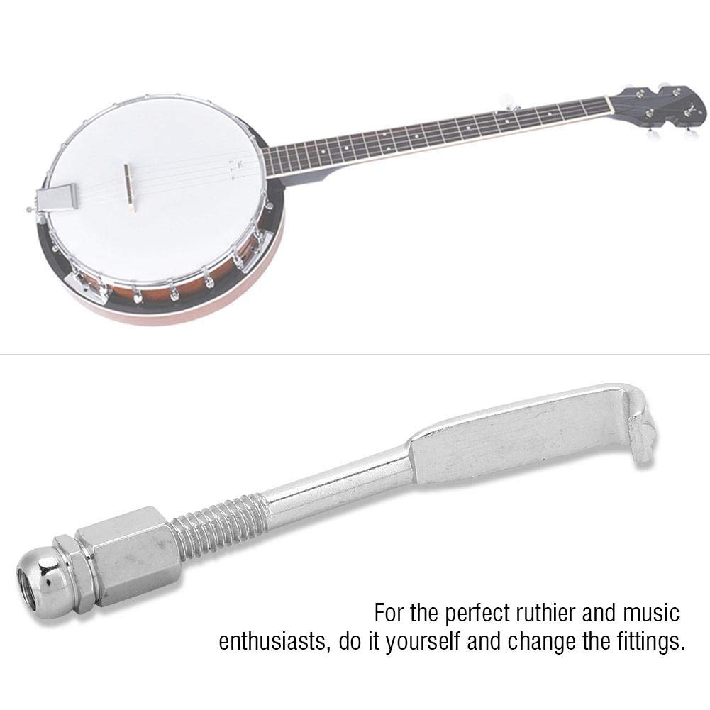 24-Piece Banjo Hook Set - Adjustable Flat & Round Tension Hooks (5.4-6.4cm) for Banjo Repair & Maintenance | Replacement Parts & Accessories for Professional Musicians & DIY Enthusiasts | Perfect for String Changing, Bridge Adjustment & Instrument Customization