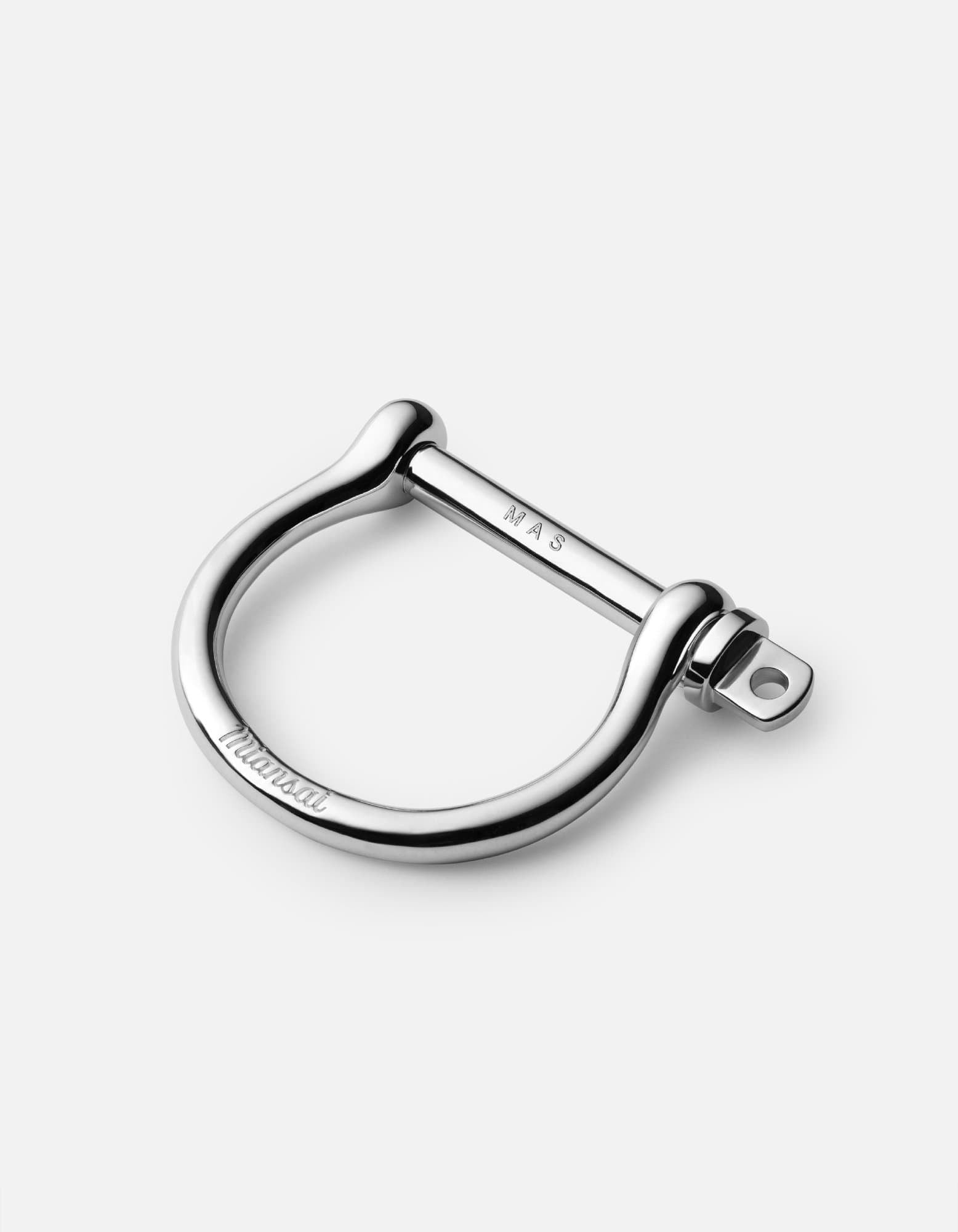 Stainless Steel Screw Cuff Keychain - Silver Tone Durable Bottle Opener & Key Ring for Men Women - Perfect for Home, Bar, Camping & Outdoor Adventures