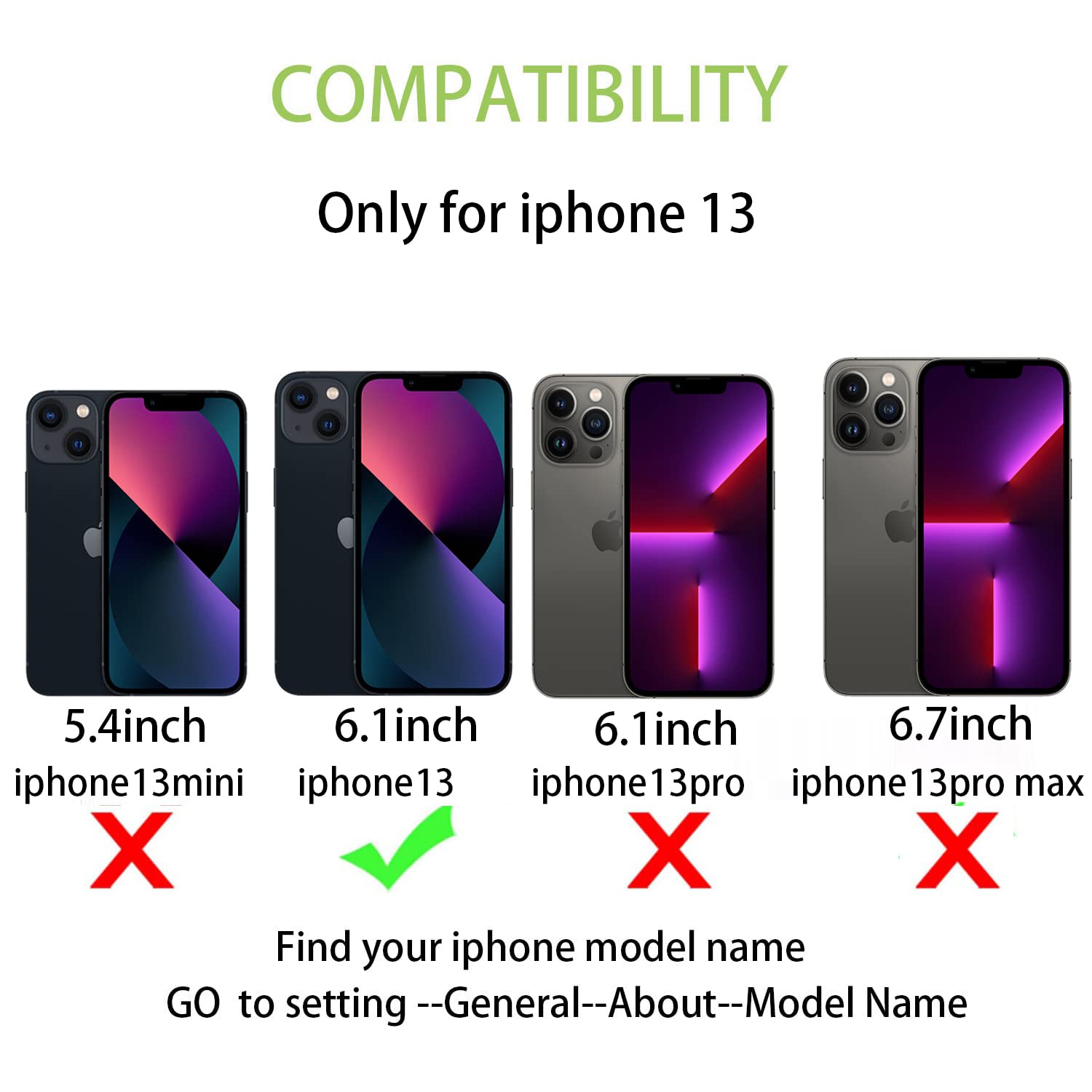 Premium Leather iPhone 13 Case with Card Holder & Stand - Shockproof Protective Cover for Men & Women | Daily Commute & Travel