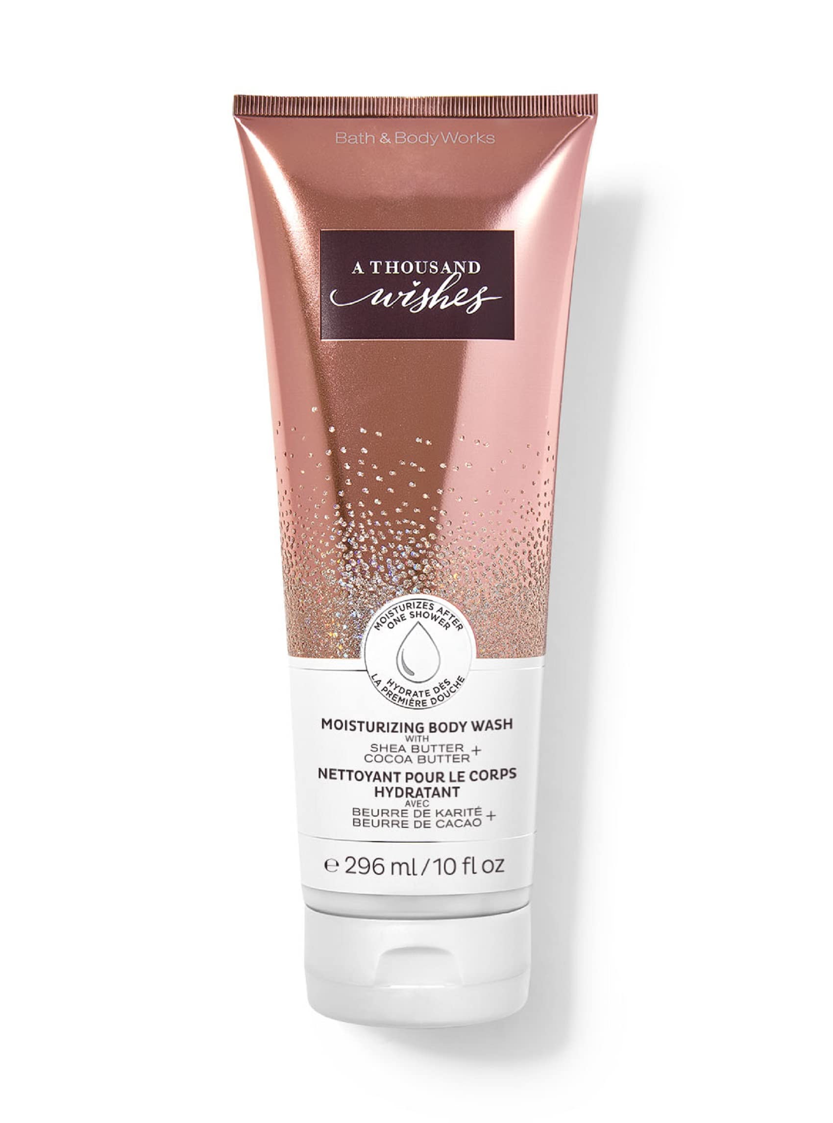 Bath and Body Works A Thousand Wishes Super Rich Moisturizing Body Wash - 10 oz Luxurious Shower Gel for Dry Skin | Perfect for Daily Use, Gifts & Relaxing Bath Time