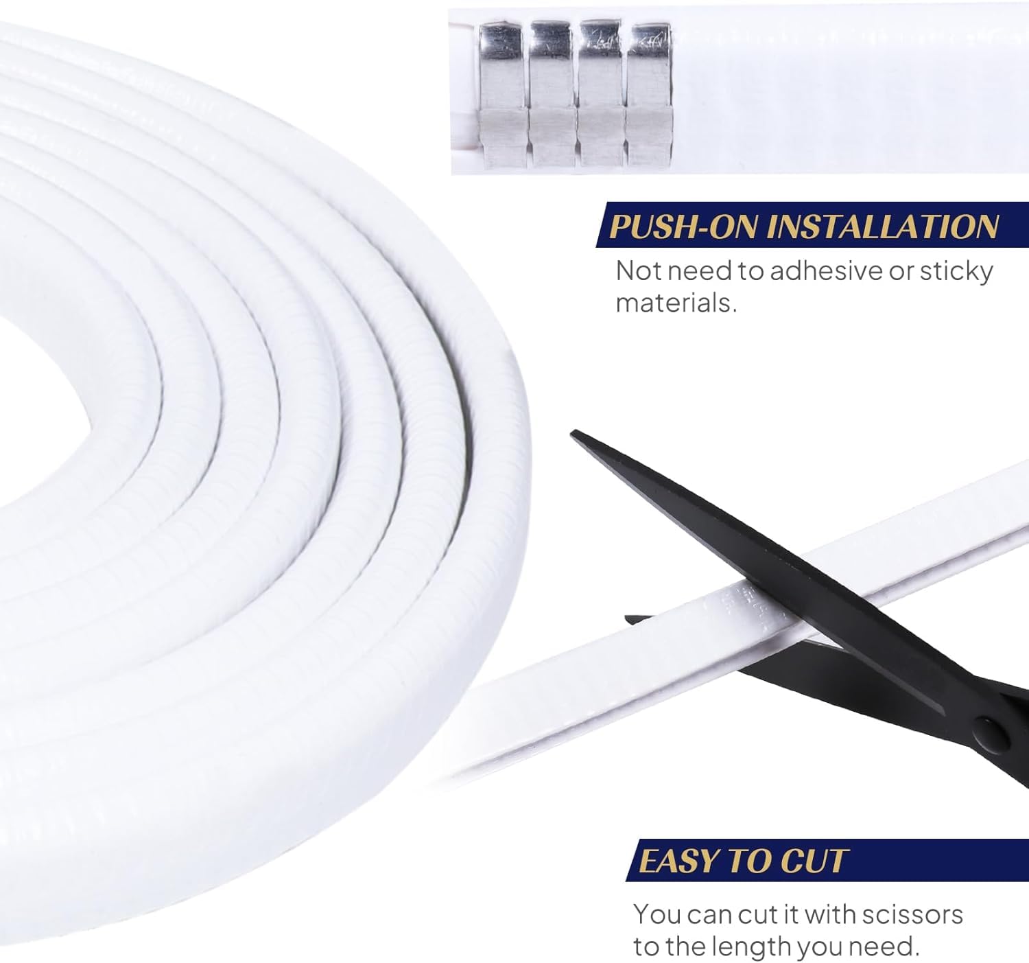 U-Channel Rubber Weatherstrip 1/2