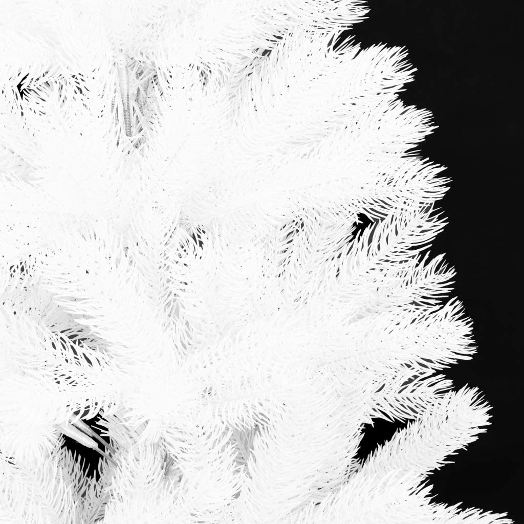 FAMIROSA 8 ft White Artificial Christmas Tree with Stand - 1560 Lifelike Needles & Frosted Branches - Perfect for Home, Office, Party & Holiday Decor (8x3 ft) | Indoor & Outdoor Xmas Decorations